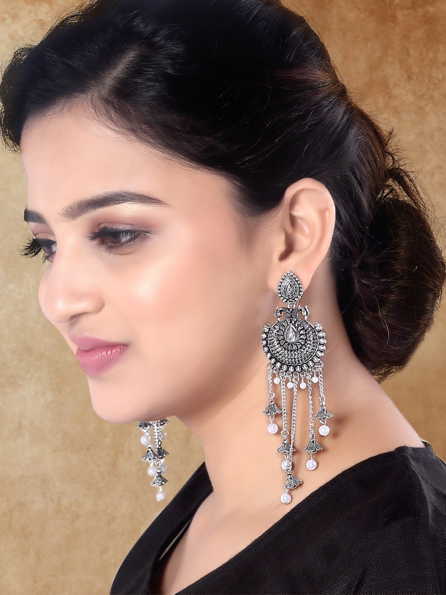 Rudhi Oxidised Earrings