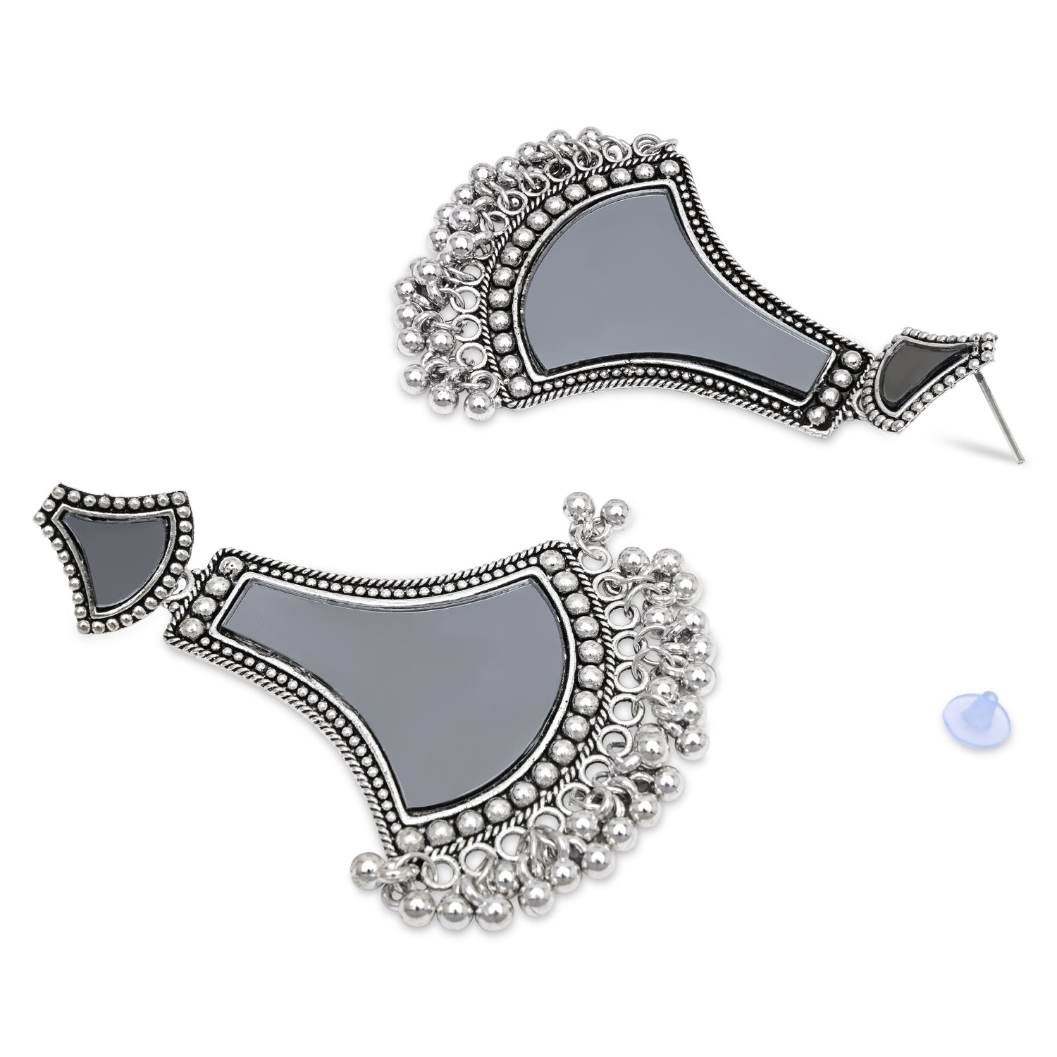 Takshi Oxidised Earrings