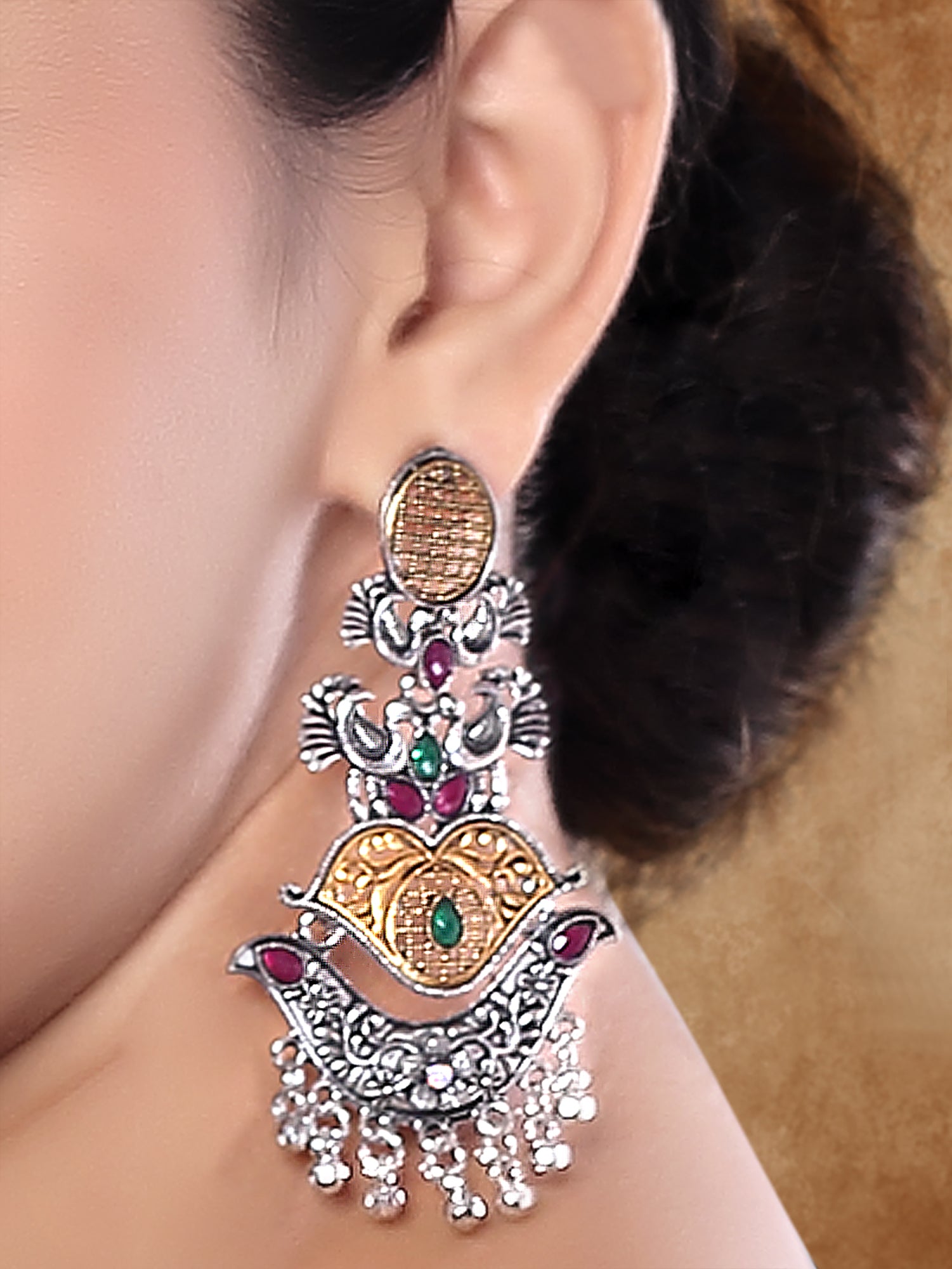 Niyutsa Oxidised Earrings