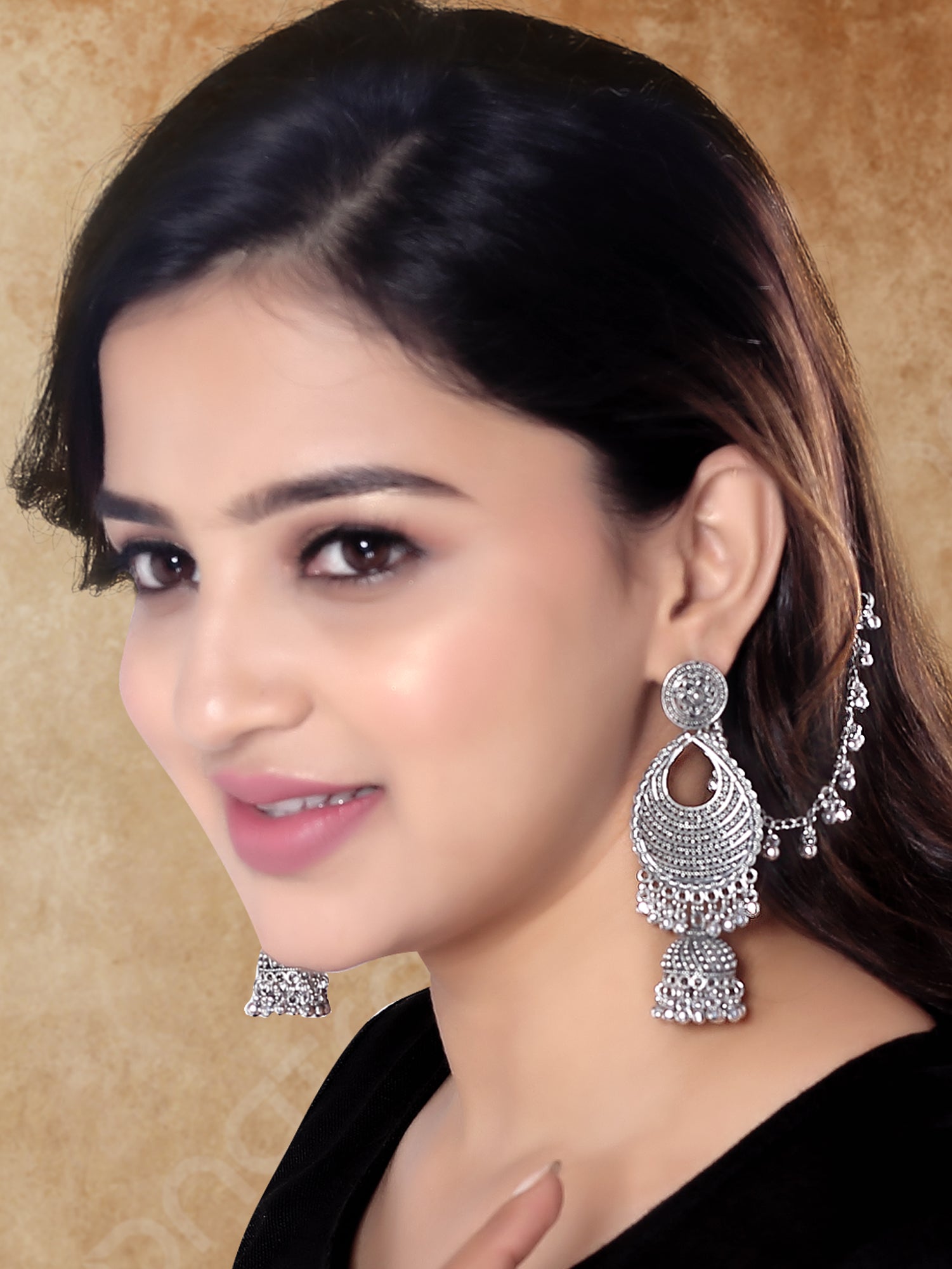 Nyshita Oxidised Earrings