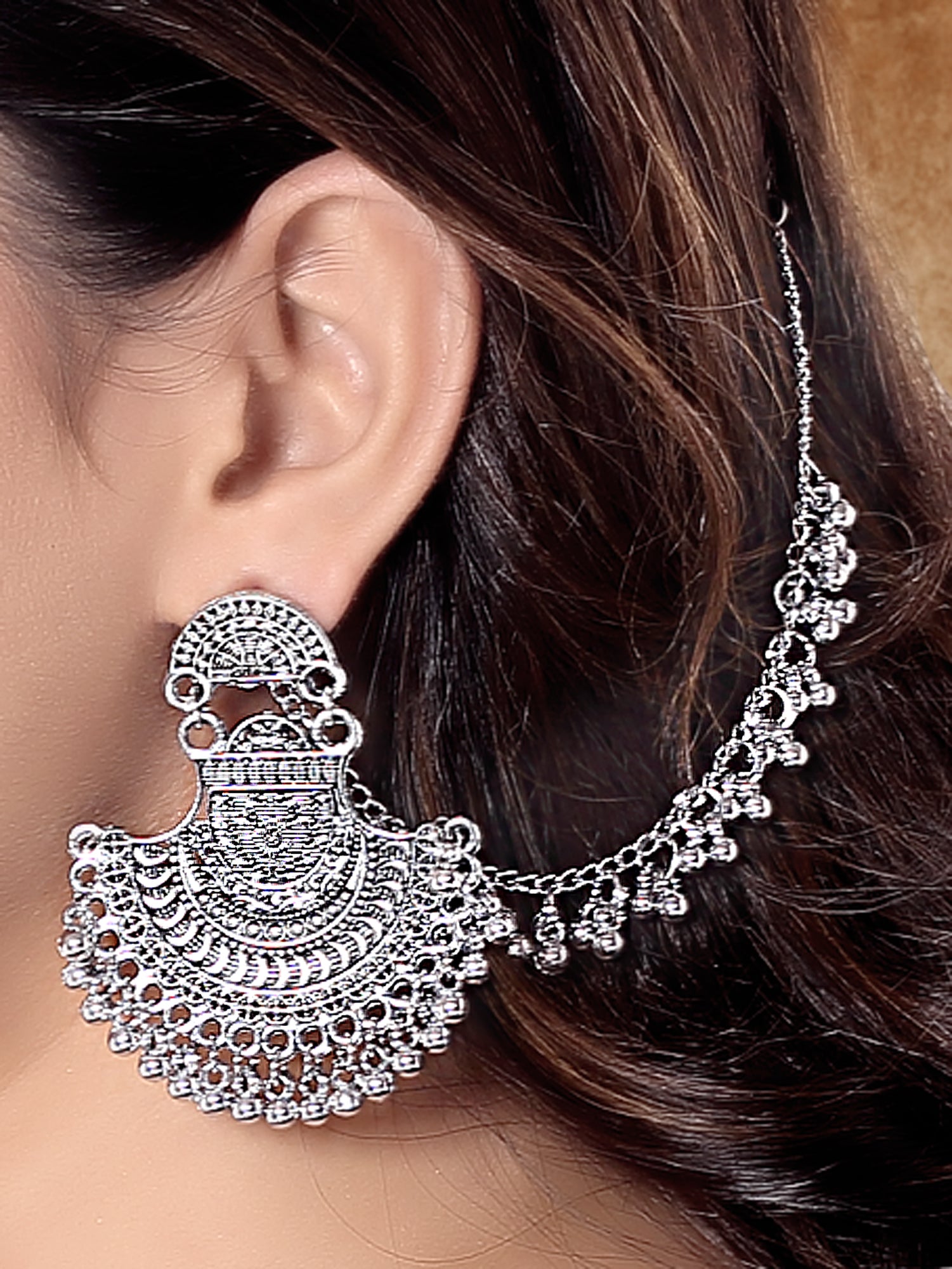 Yuvisha Oxidised Earrings