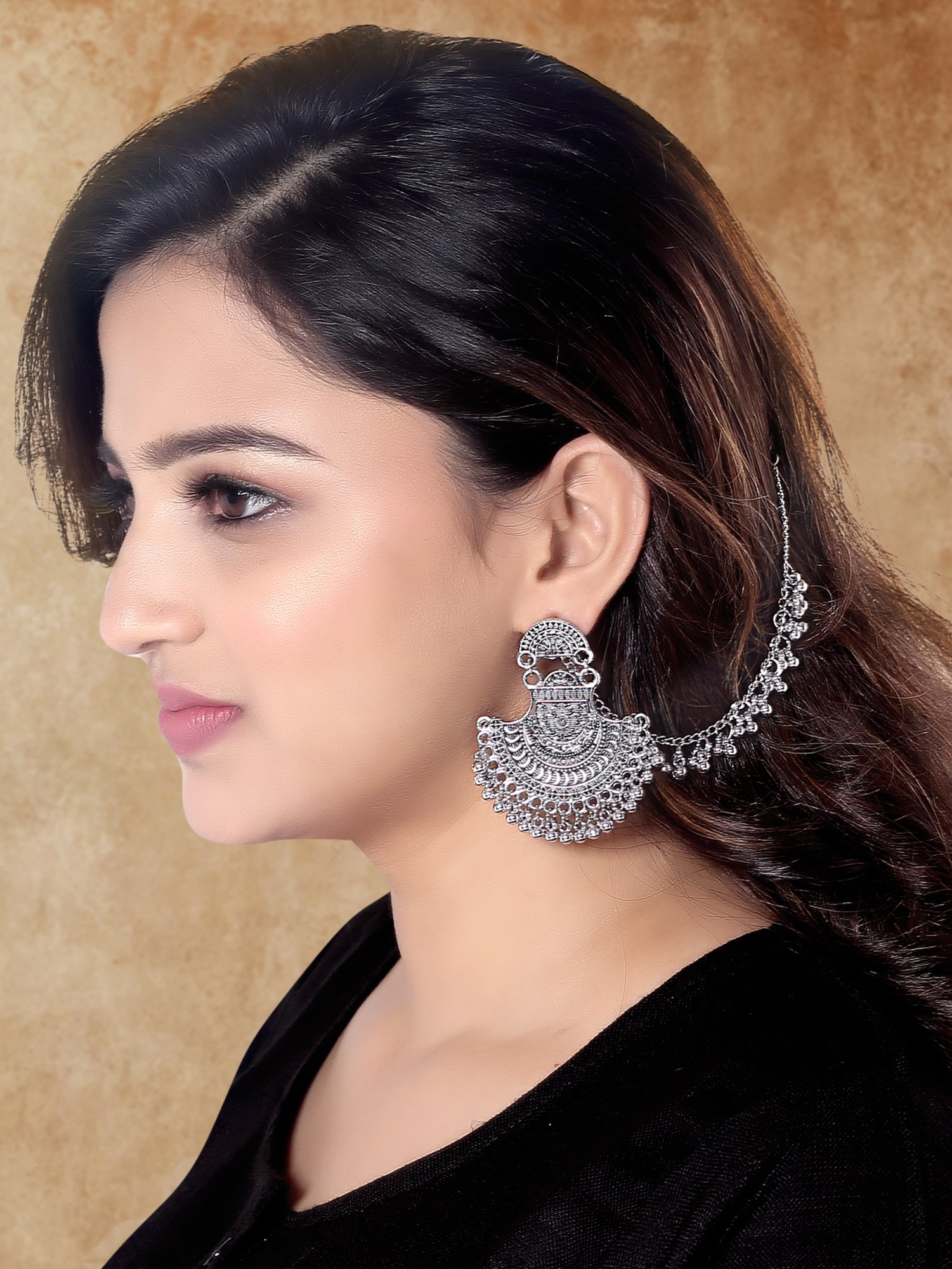 Yuvisha Oxidised Earrings