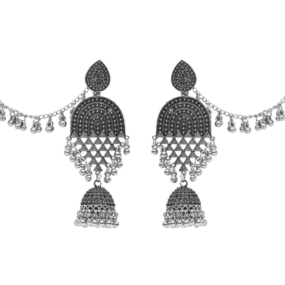 Ravya Oxidised Earrings