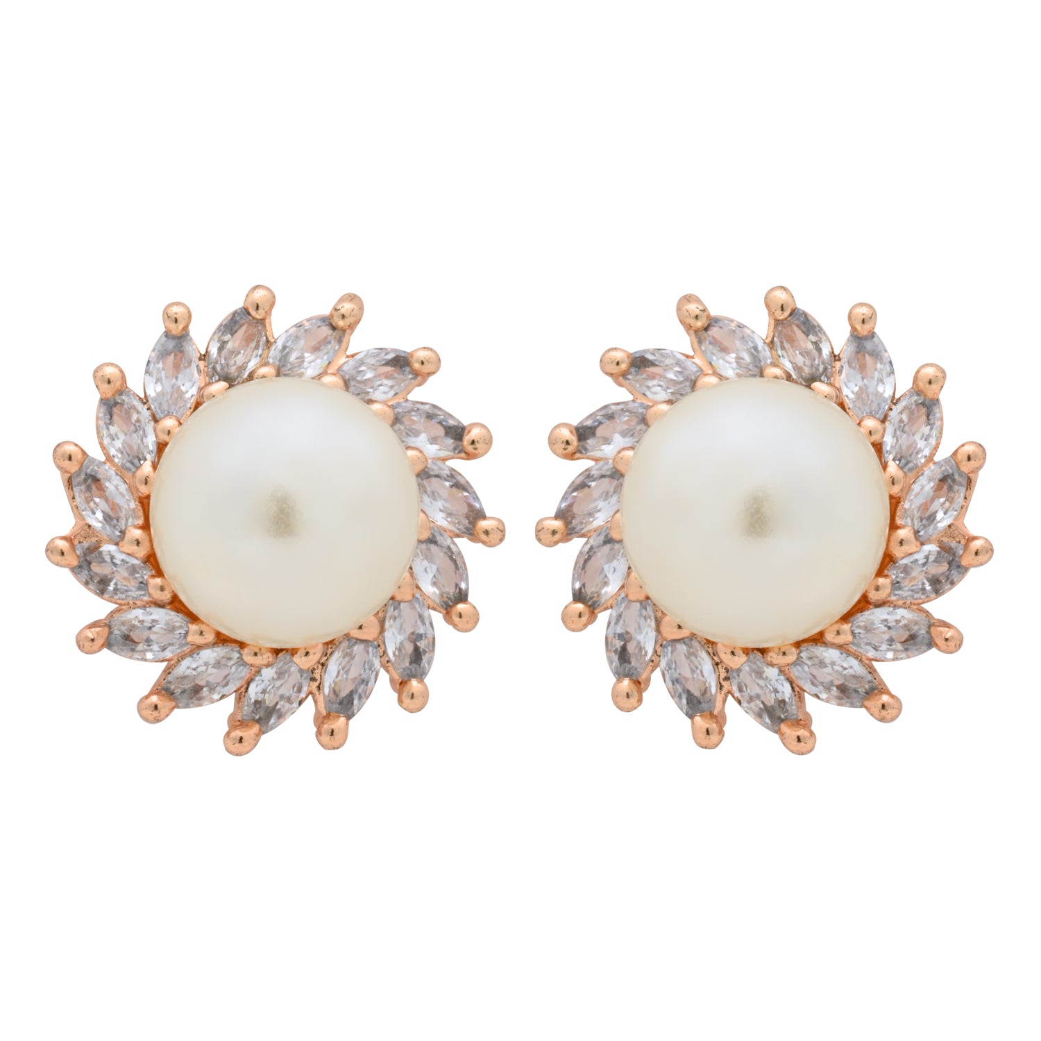 Vridhi RoseGold Earrings