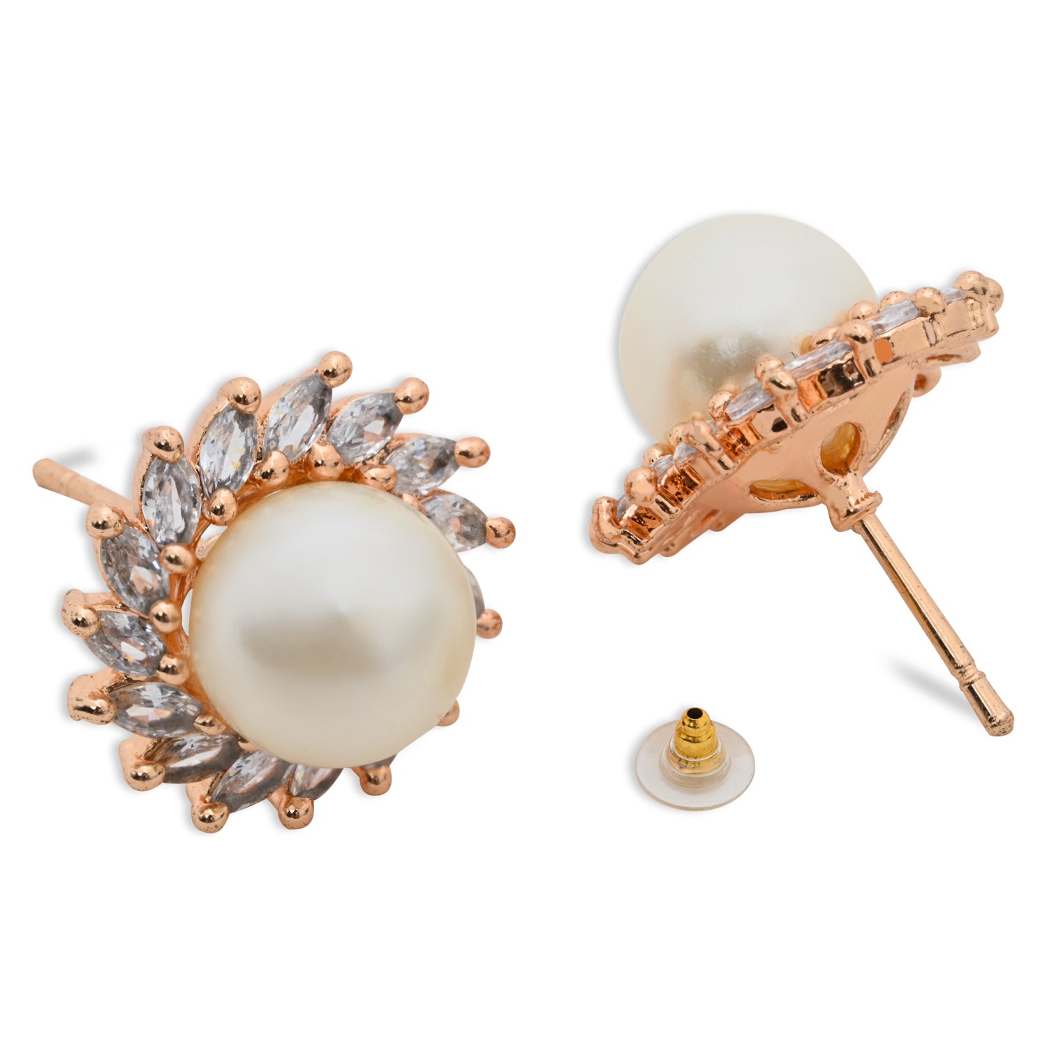 Vridhi RoseGold Earrings