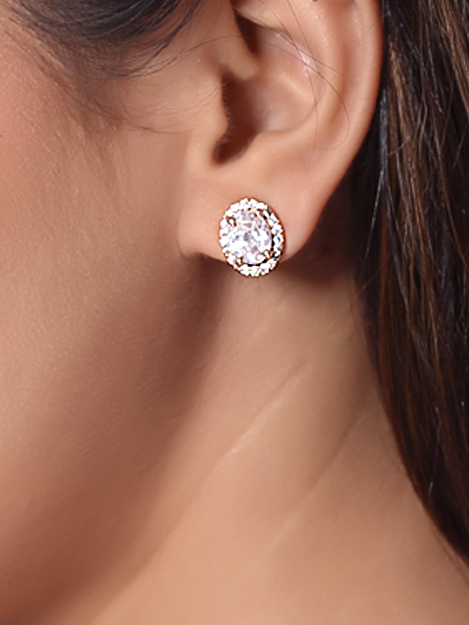 Vyara RoseGold Earrings