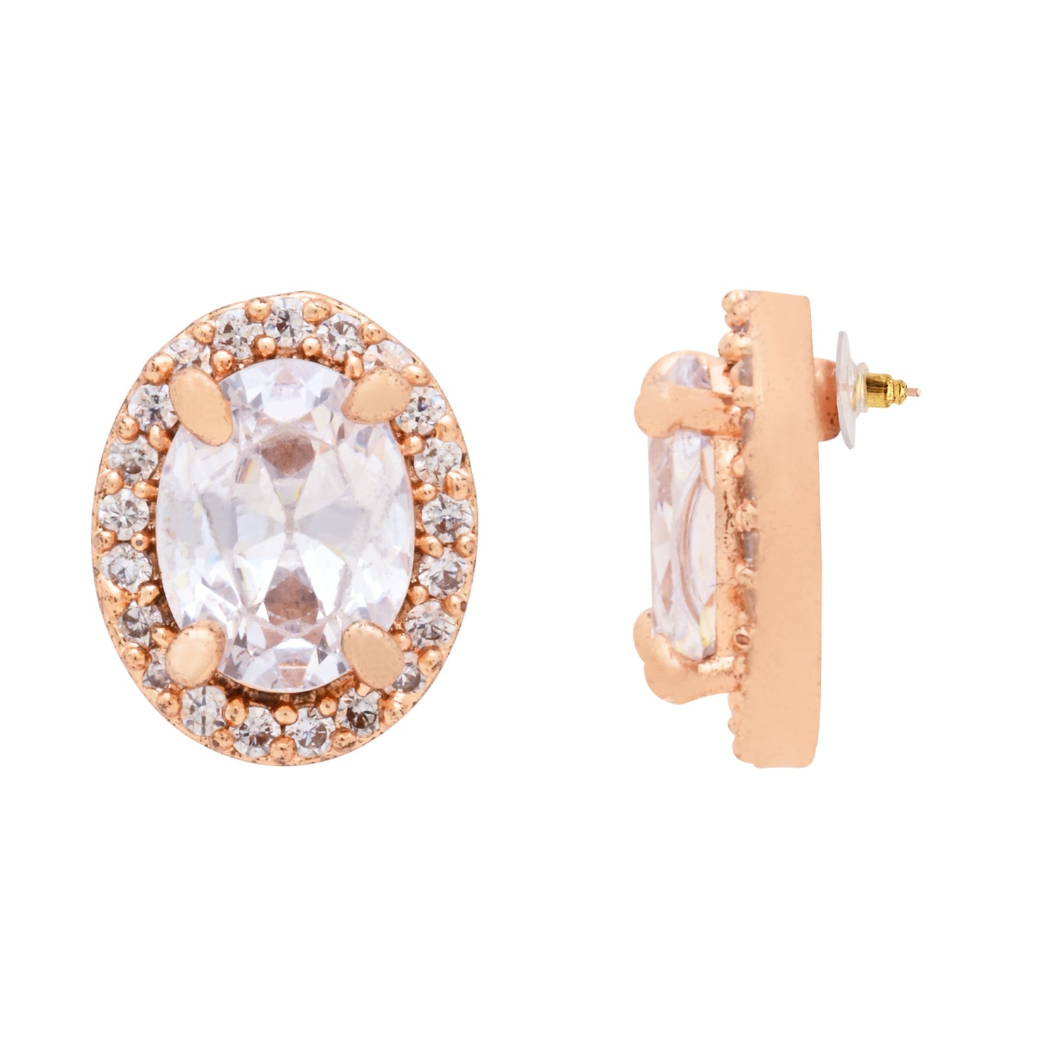 Vyara RoseGold Earrings