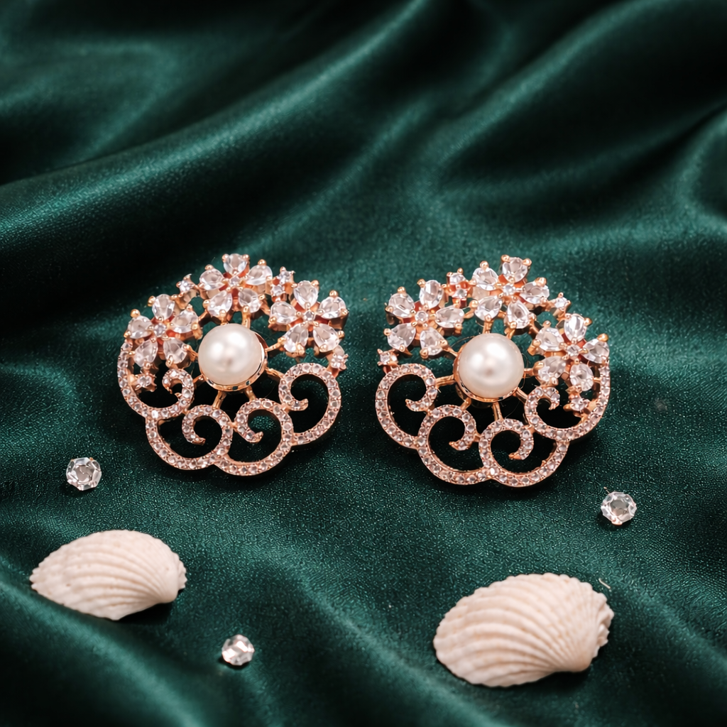 Jennifer RoseGold Earrings