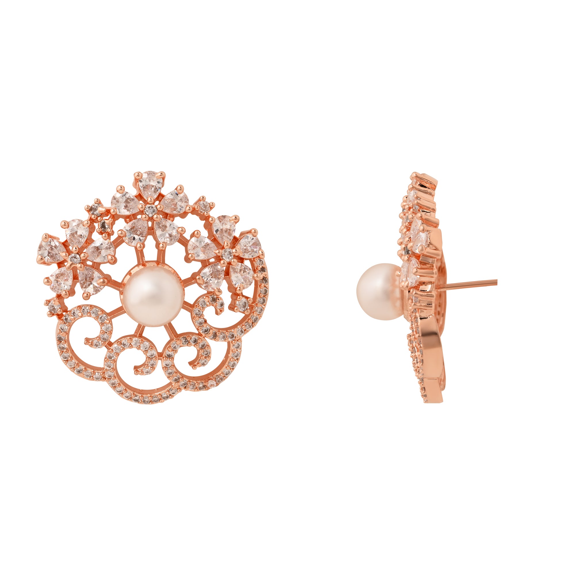 Jennifer RoseGold Earrings