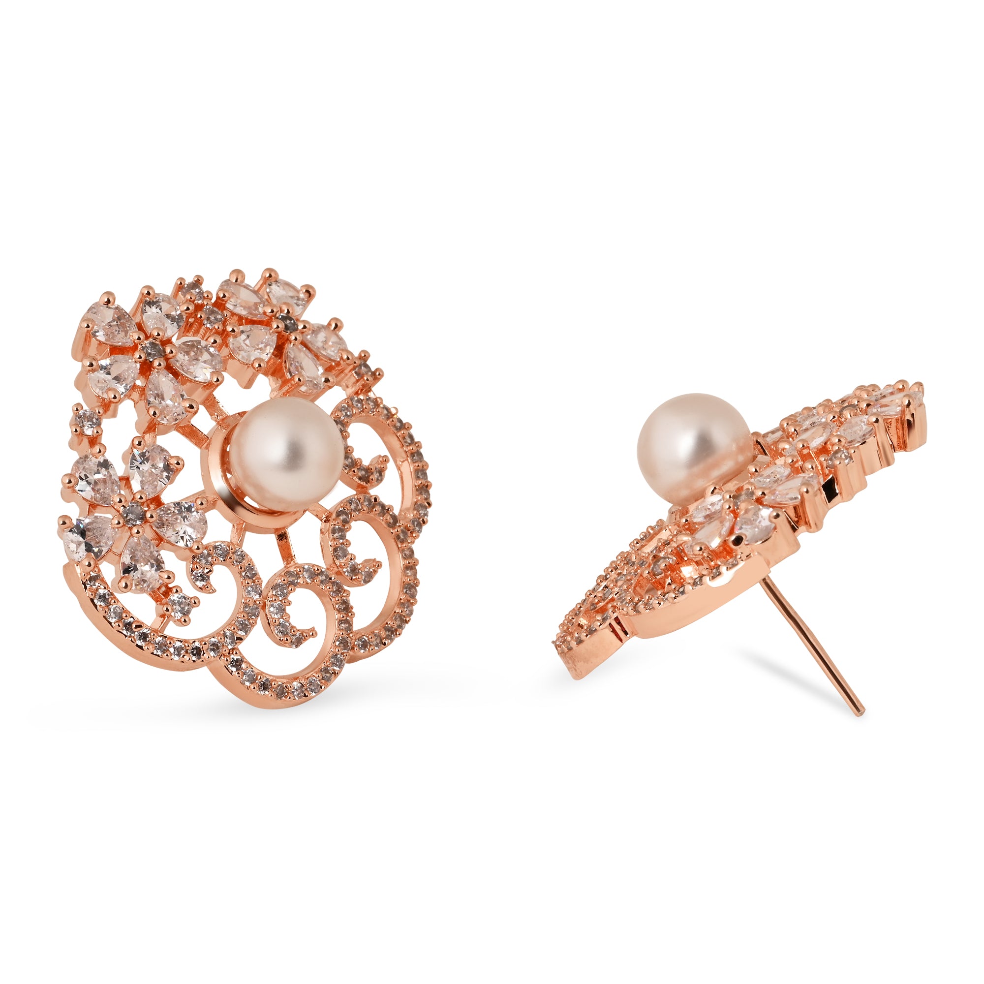 Jennifer RoseGold Earrings