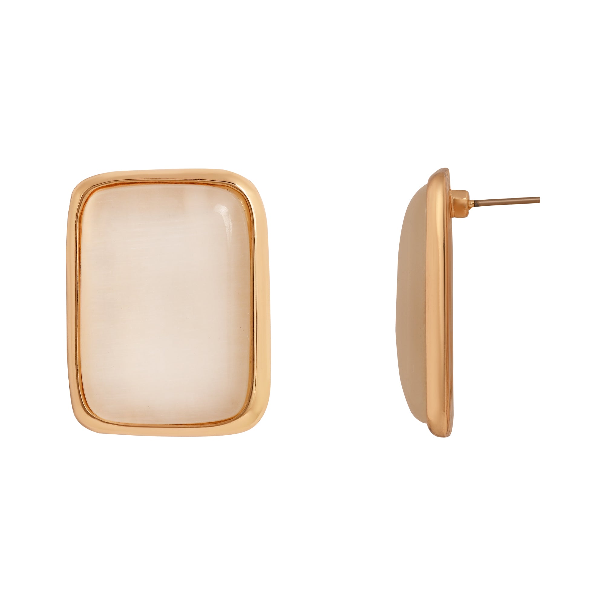Grace White Earrings