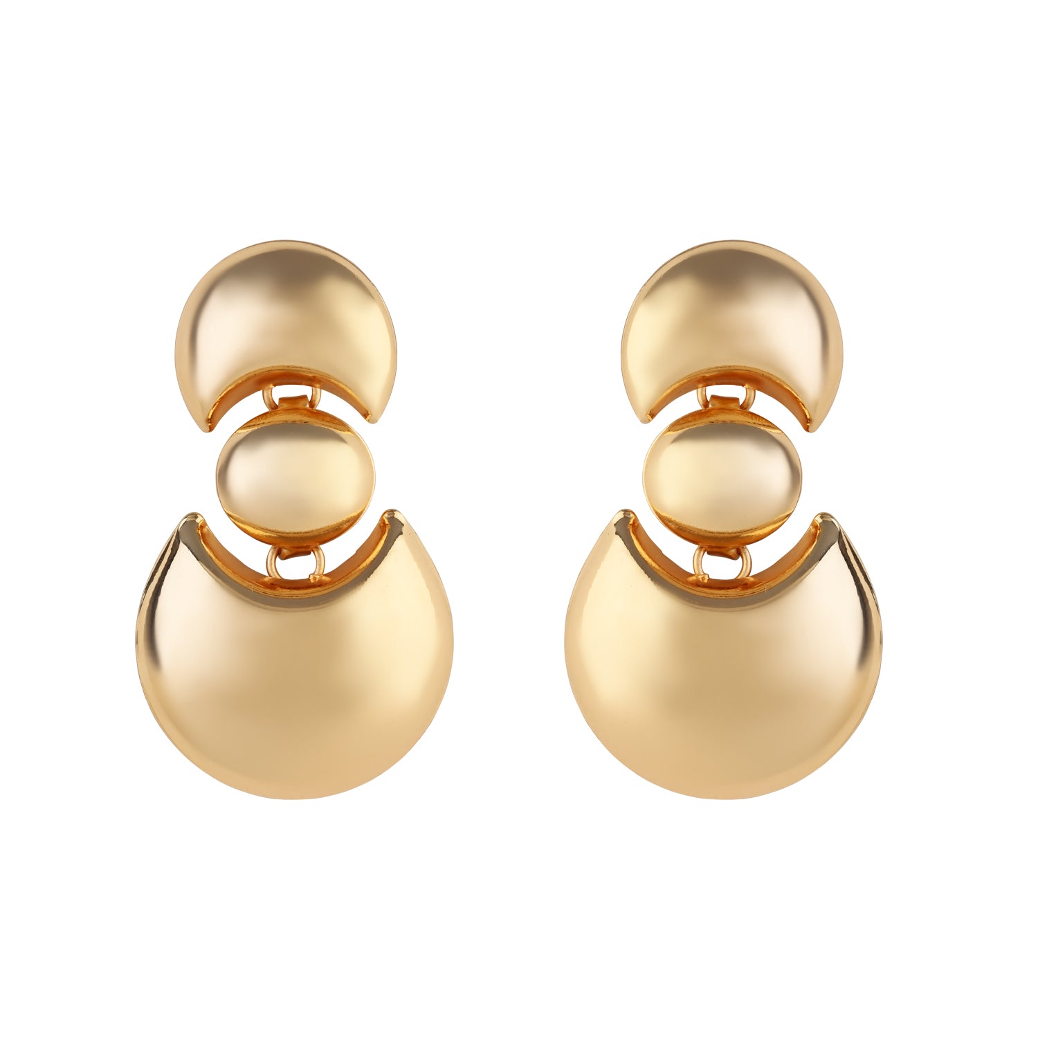 Sienna Gold Statement Earrings