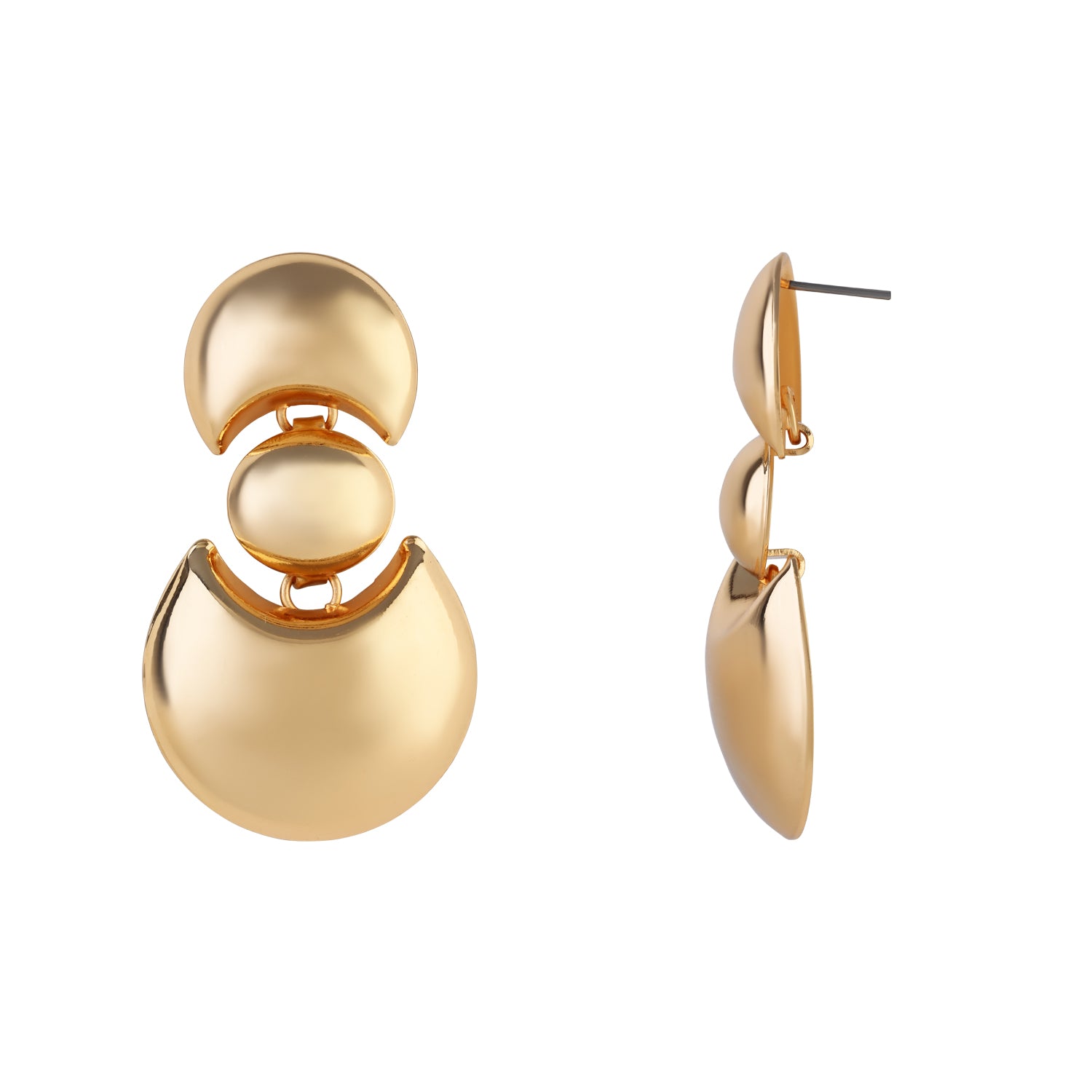 Sienna Gold Statement Earrings