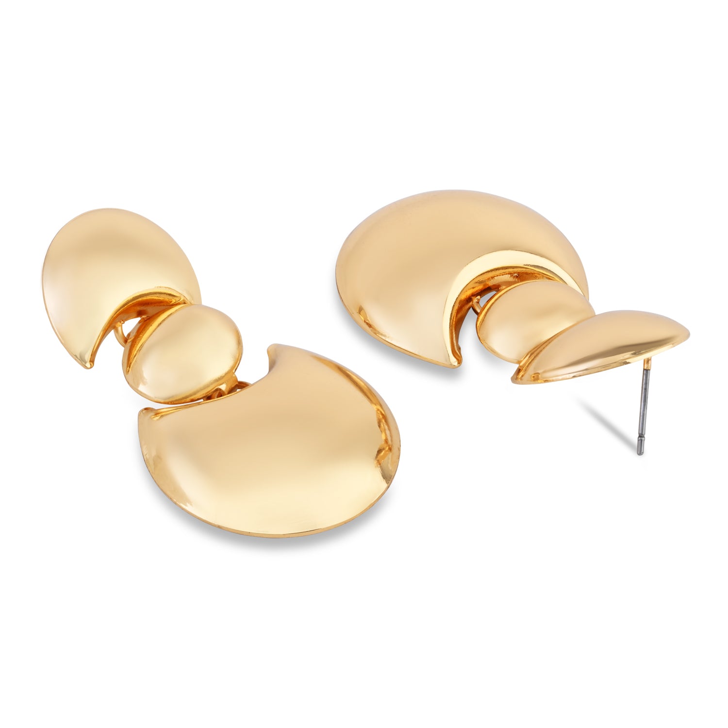 Sienna Gold Statement Earrings