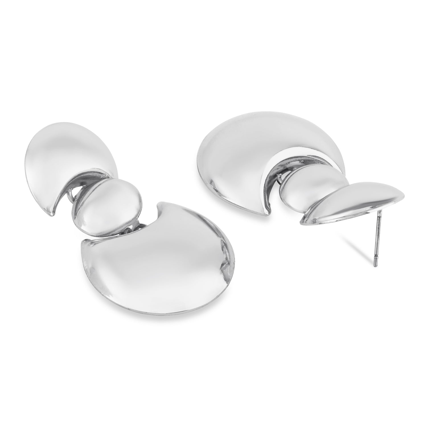 Sienna Silver Statement Earrings