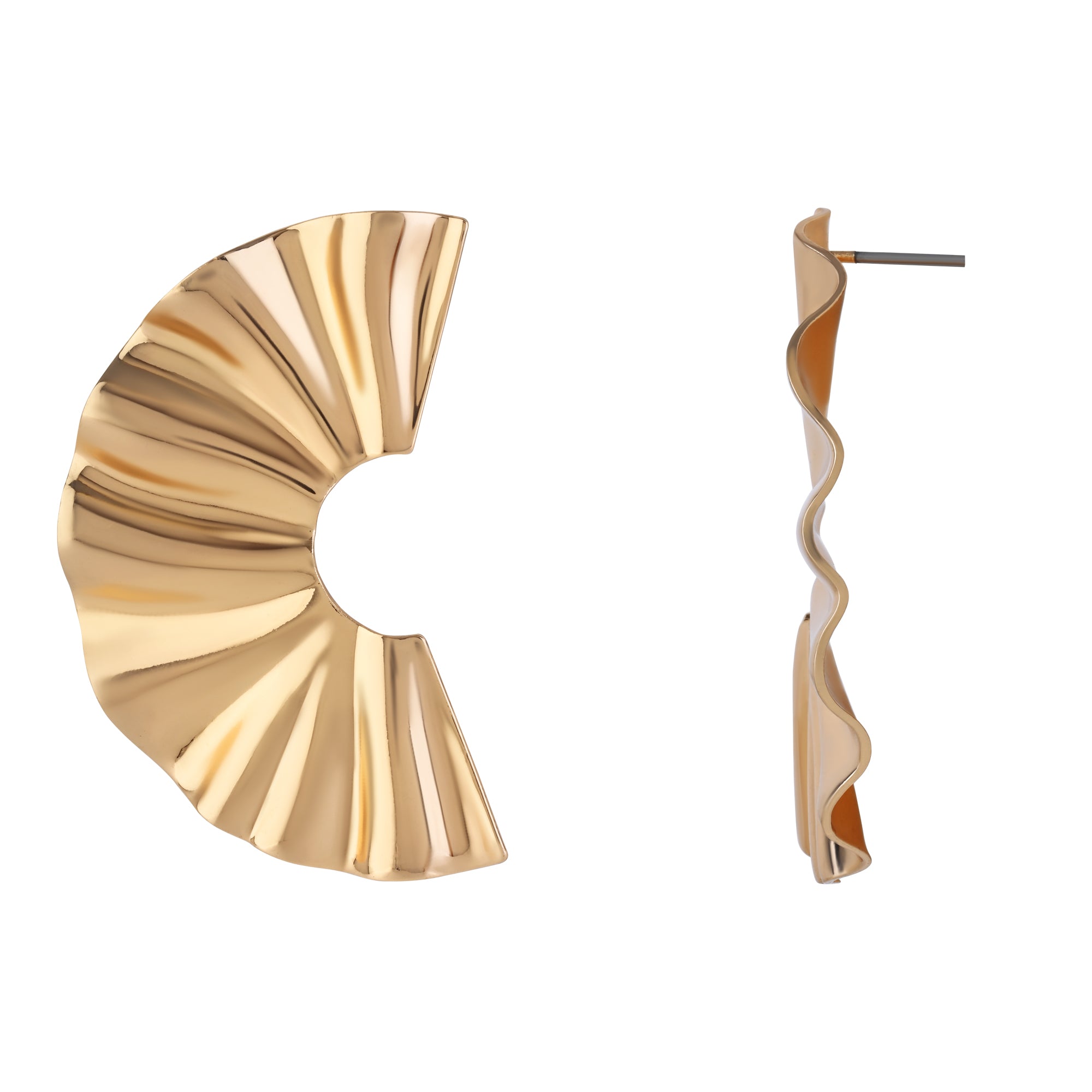 Kylie Gold Statement Earrings