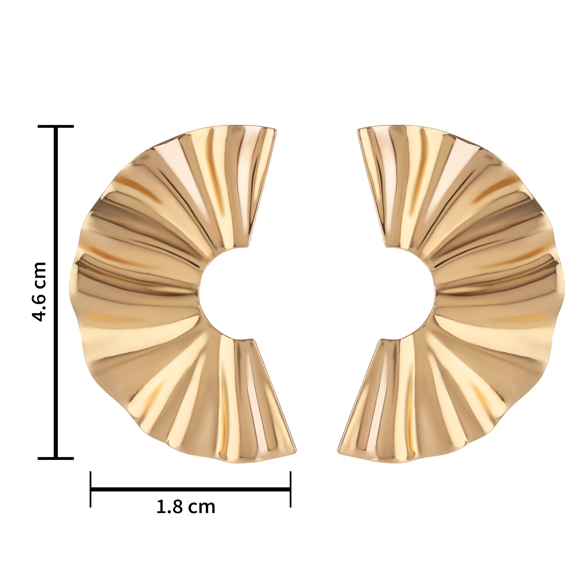 Kylie Gold Statement Earrings