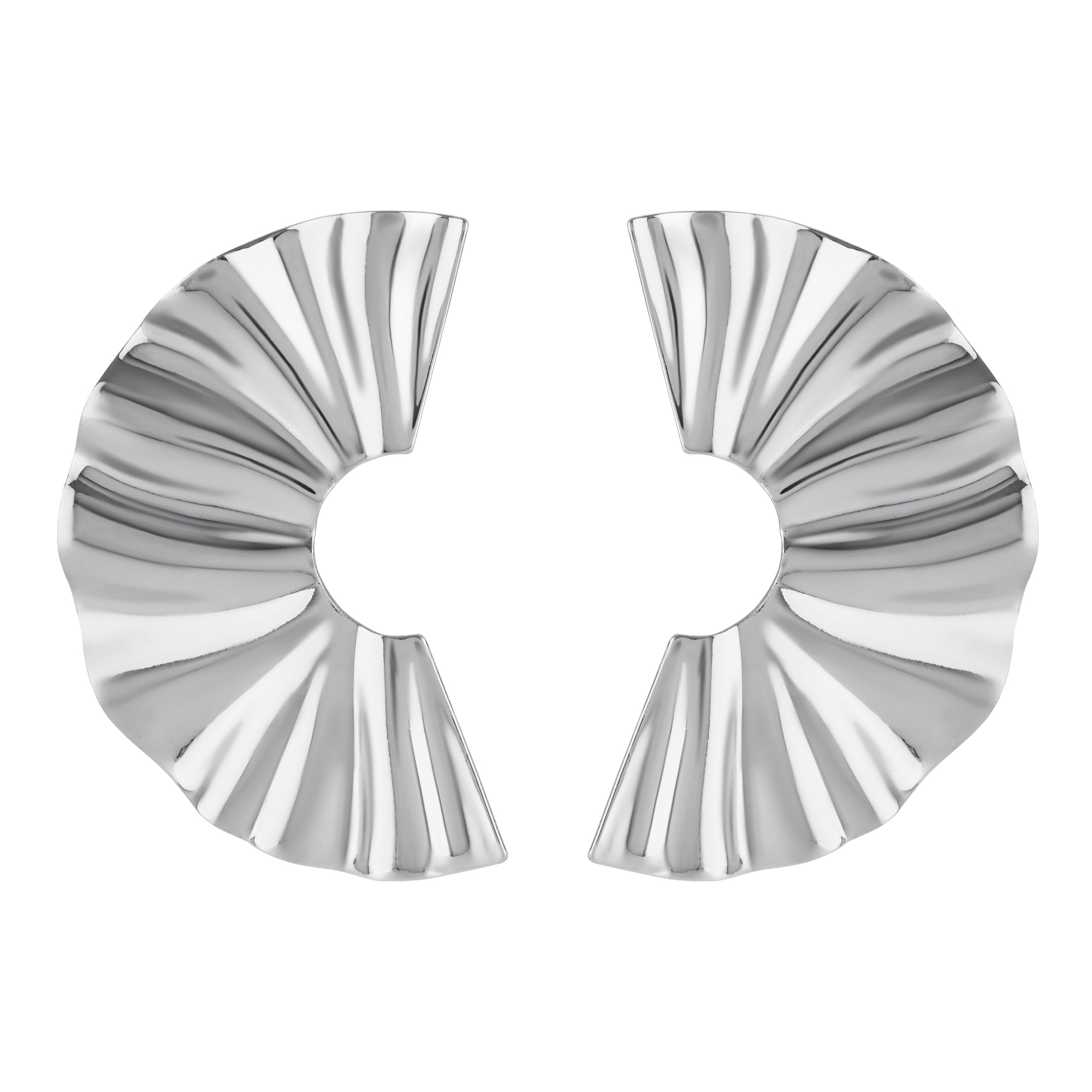 Kylie Silver Statement Earrings