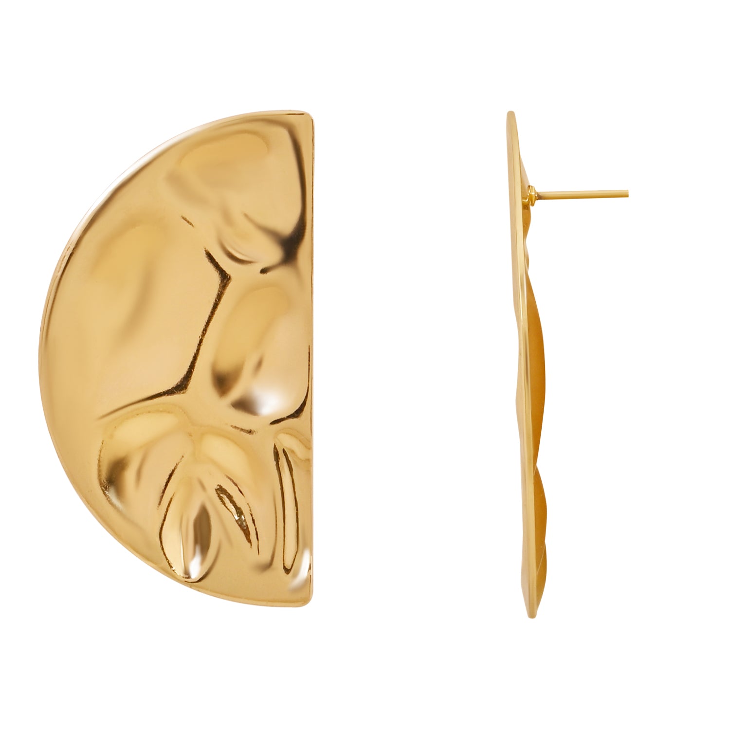 Ashley Gold Statement Earrings