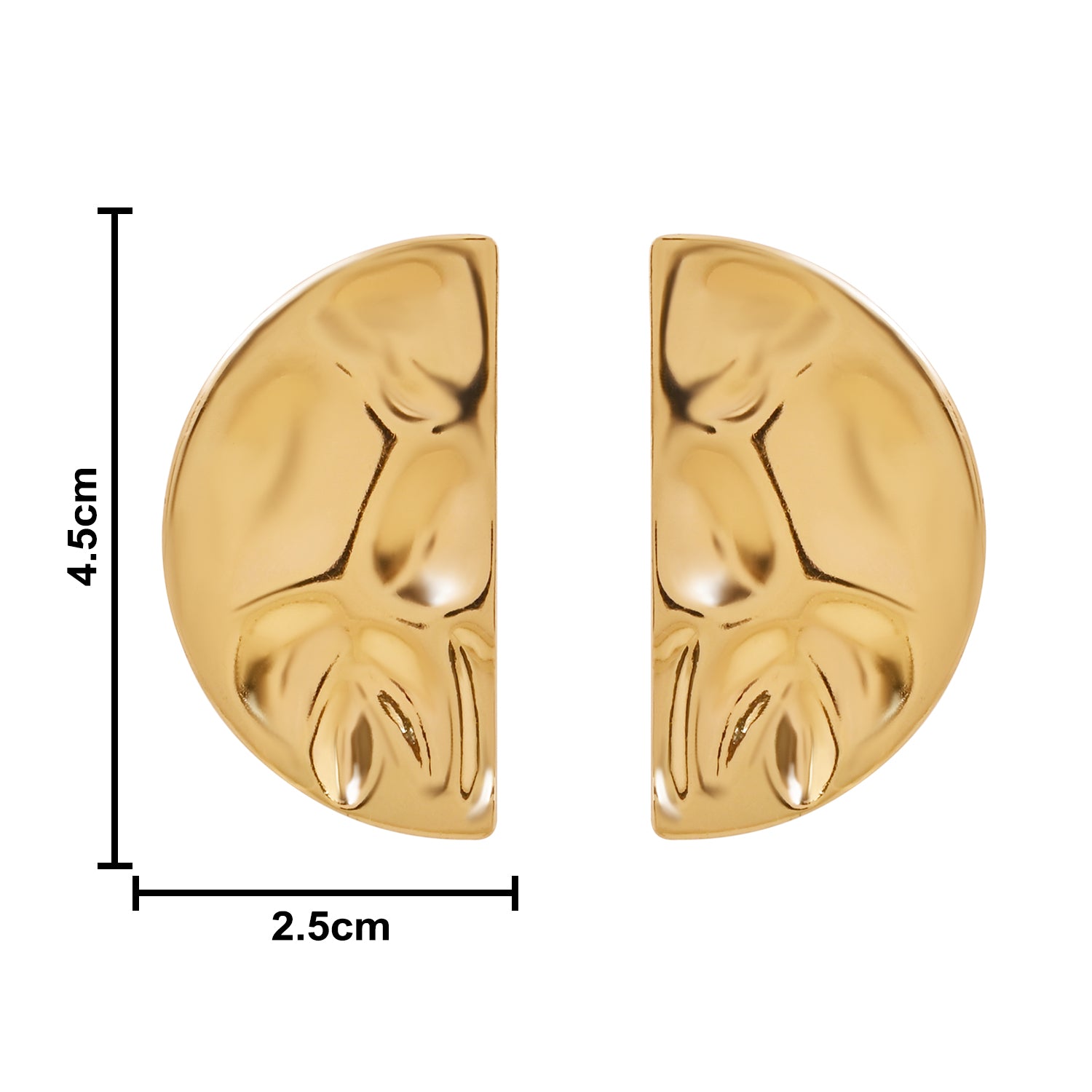 Ashley Gold Statement Earrings
