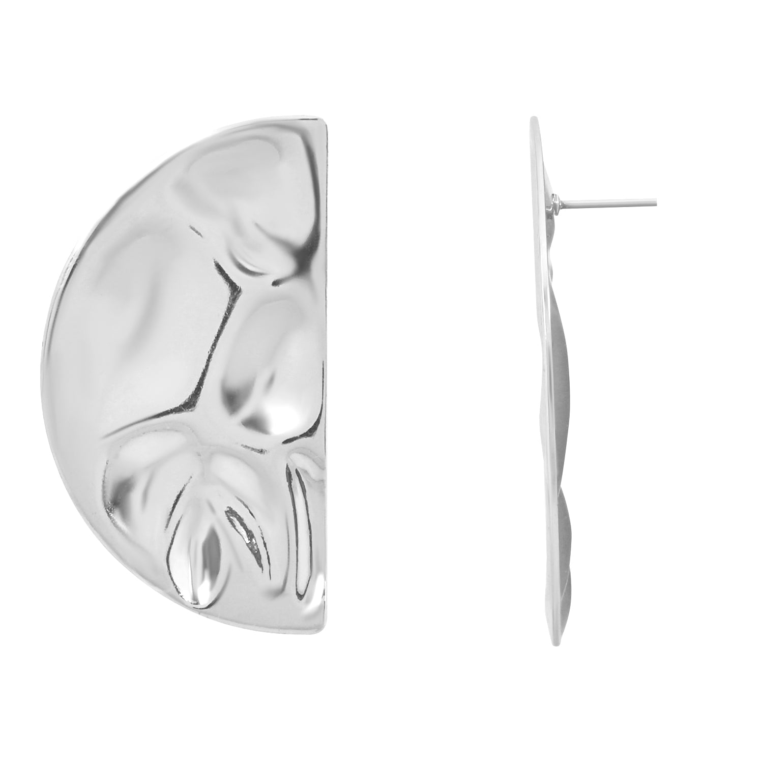 Ashley Silver Statement Earrings