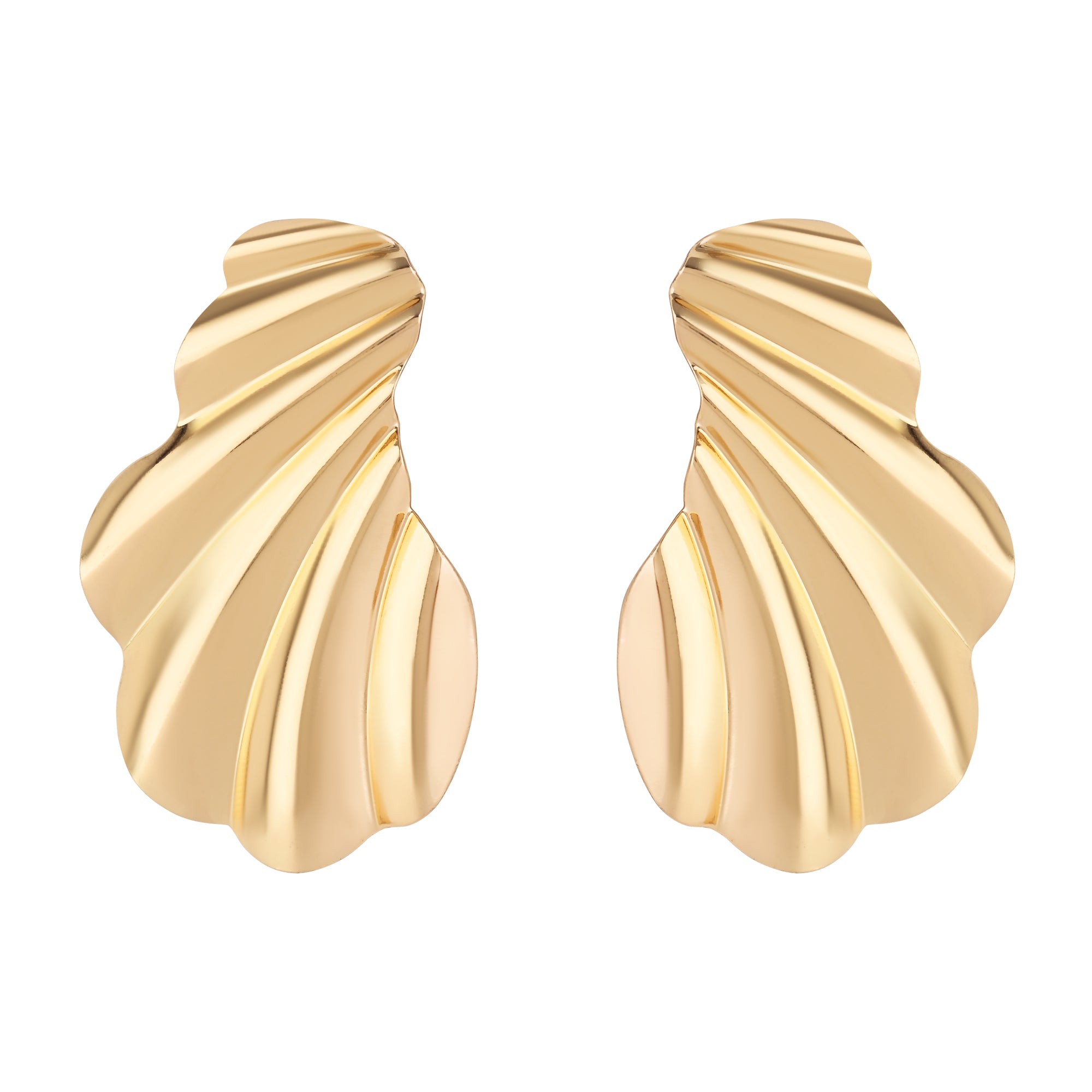Kaitlyn Gold Statement Earrings