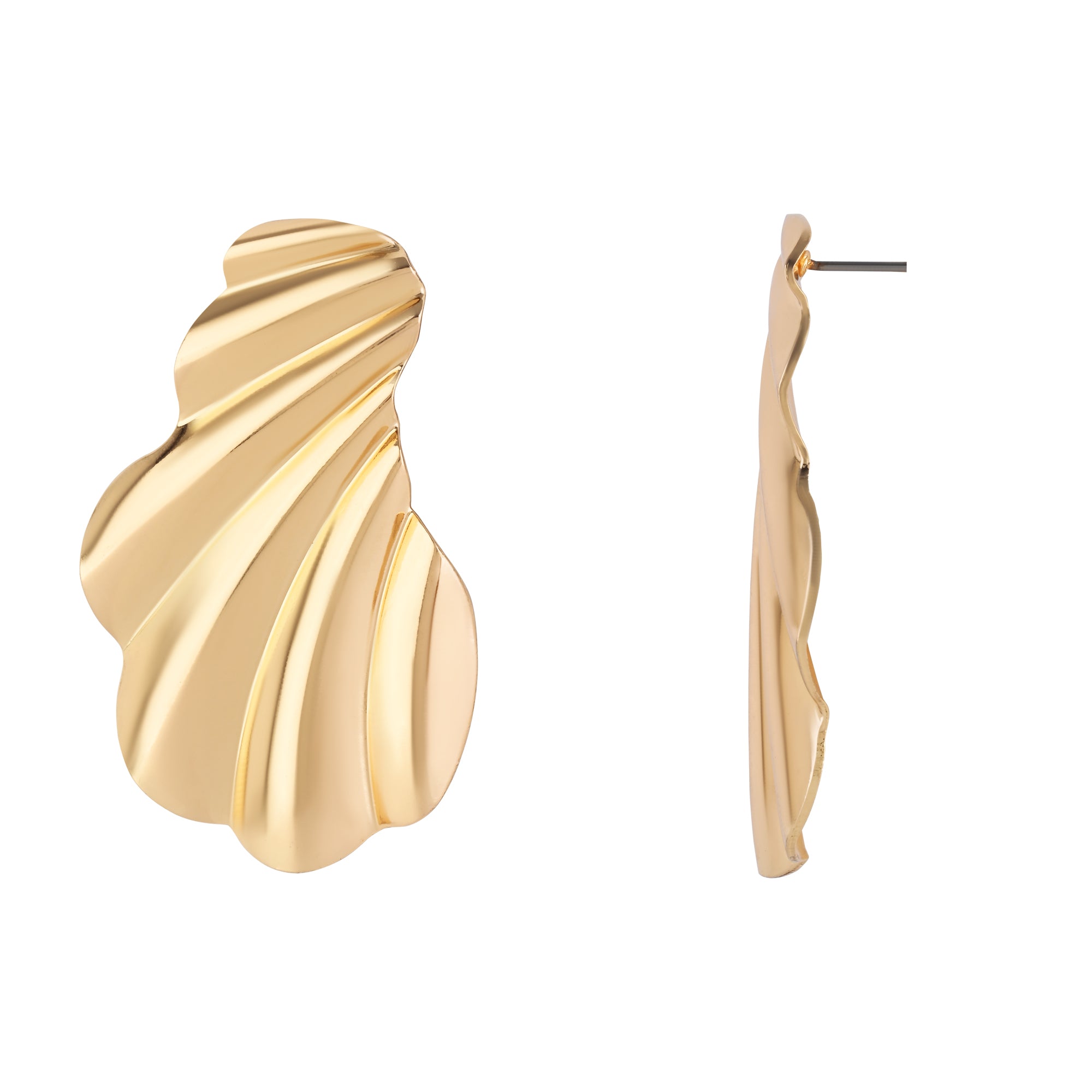 Kaitlyn Gold Statement Earrings