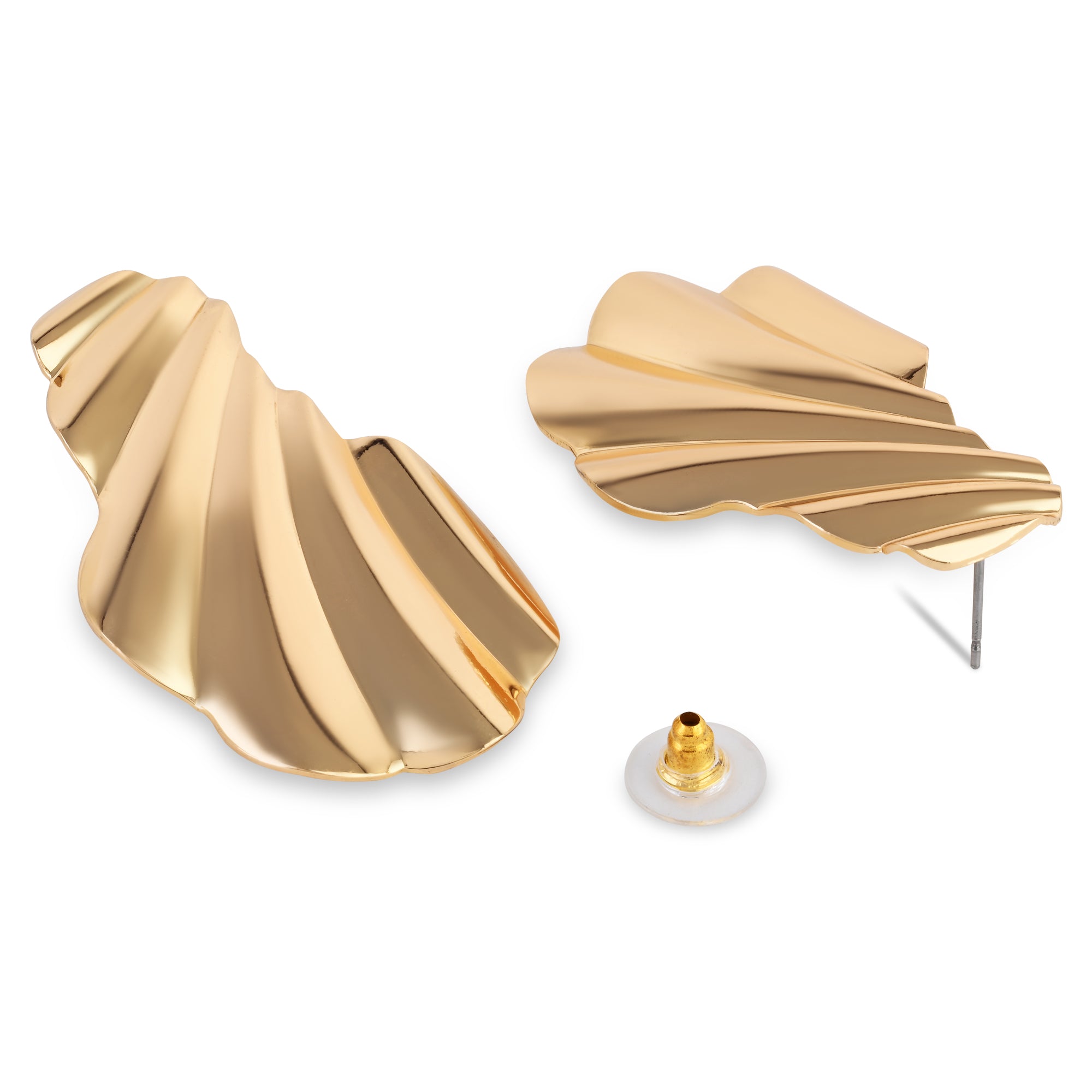 Kaitlyn Gold Statement Earrings