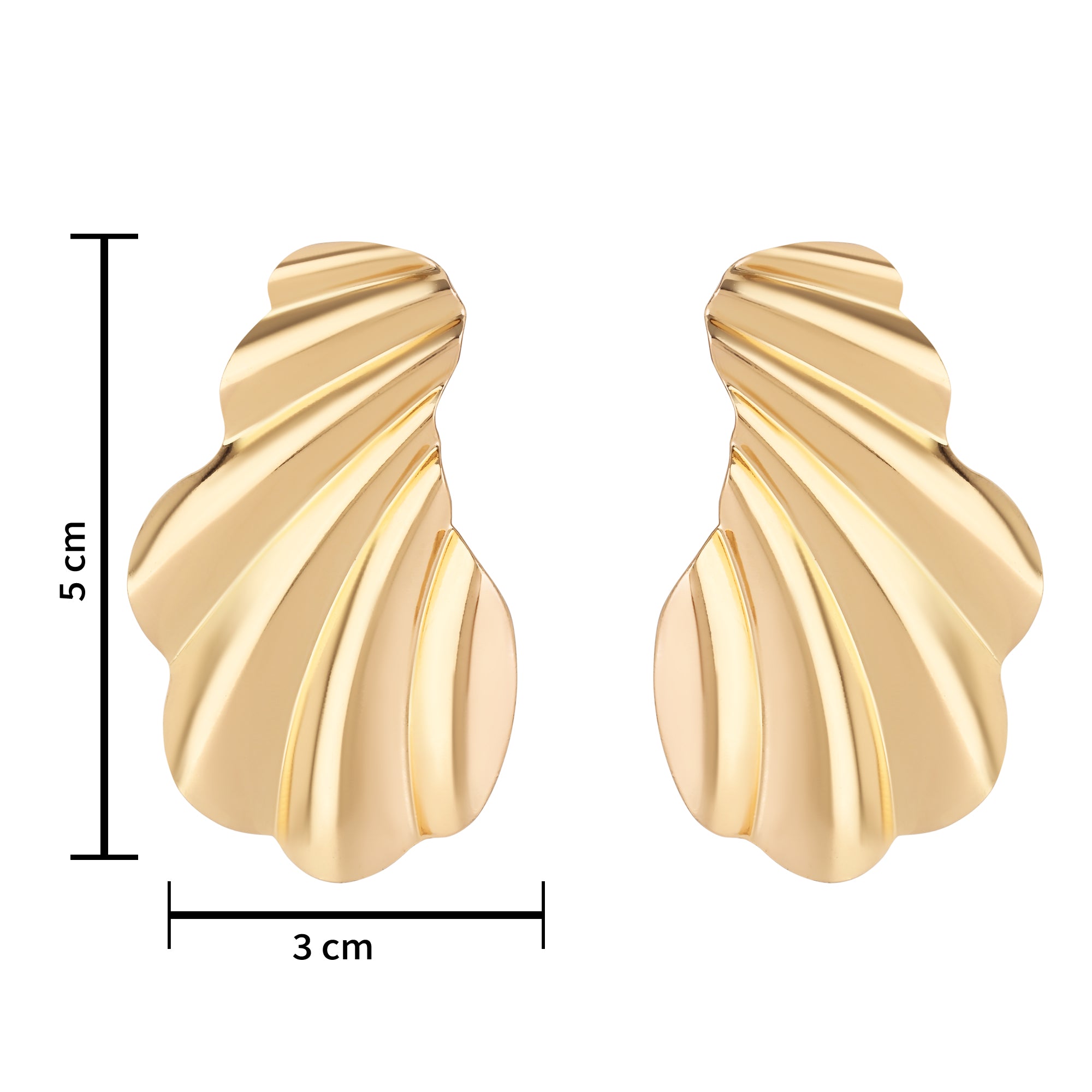 Kaitlyn Gold Statement Earrings