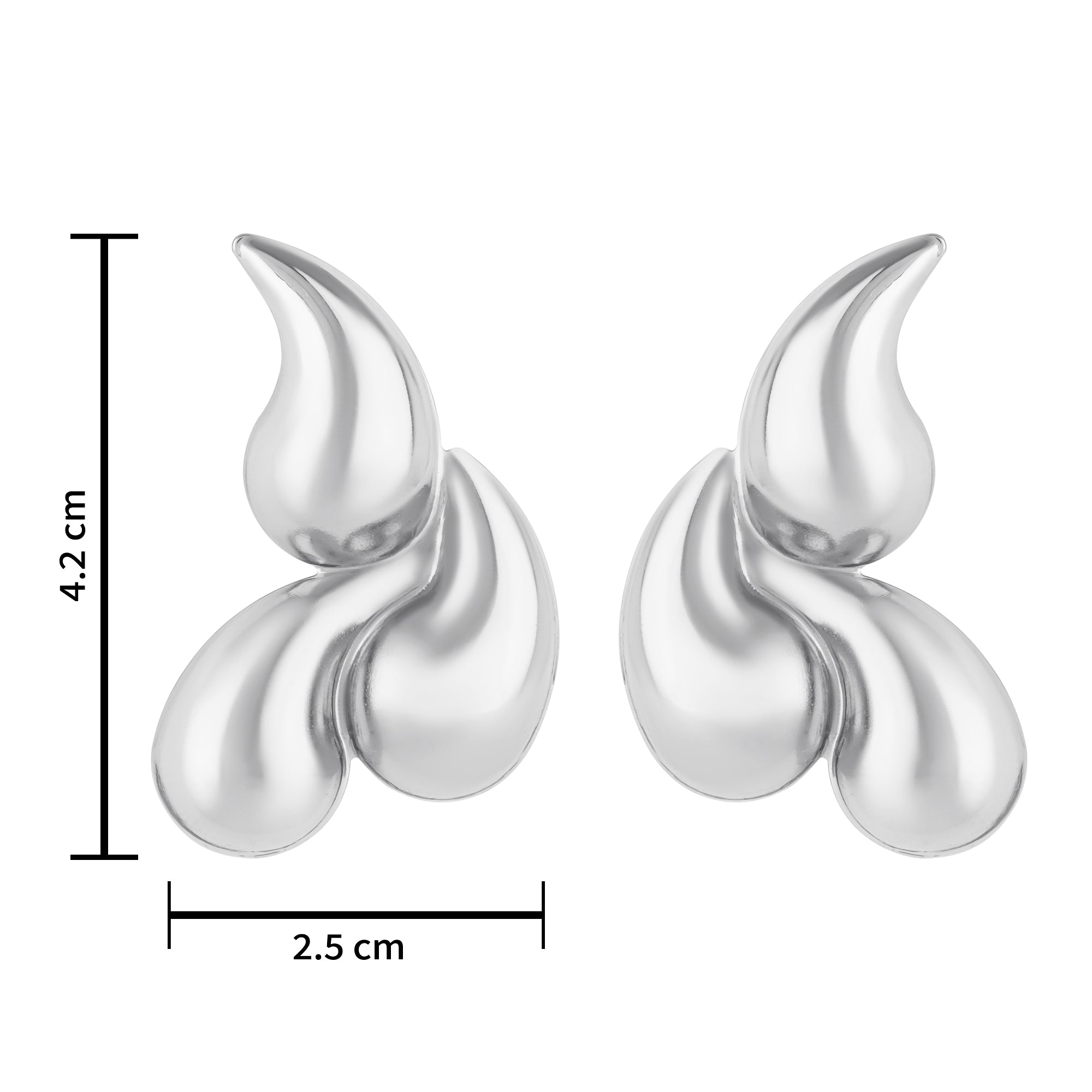 Camryn Silver Statement Earrings