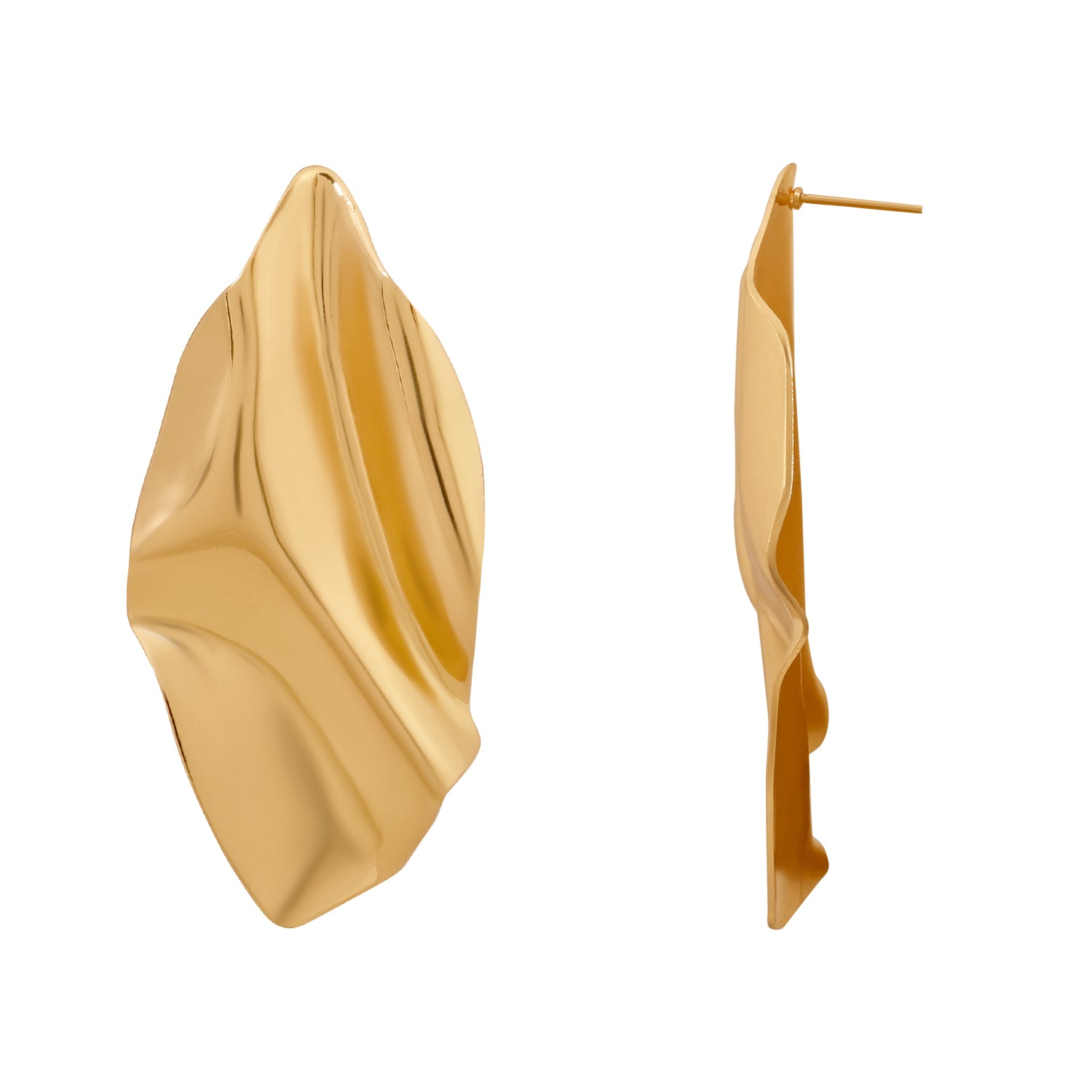 Alyssa Gold Statement Earrings