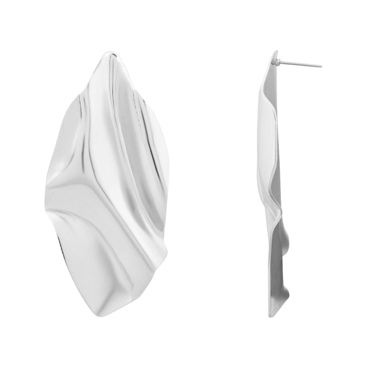 Alyssa Silver Statement Earrings