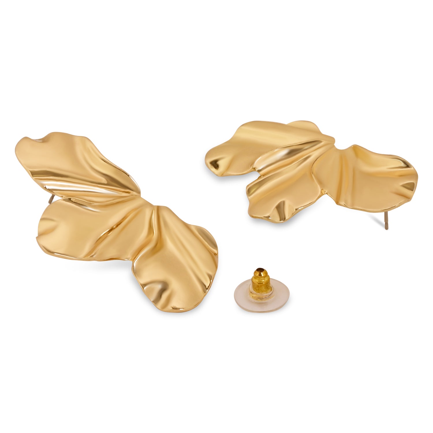 Aura Gold Statement Earrings