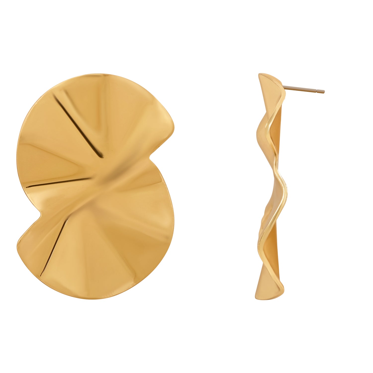 Rumi Gold Statement Earrings