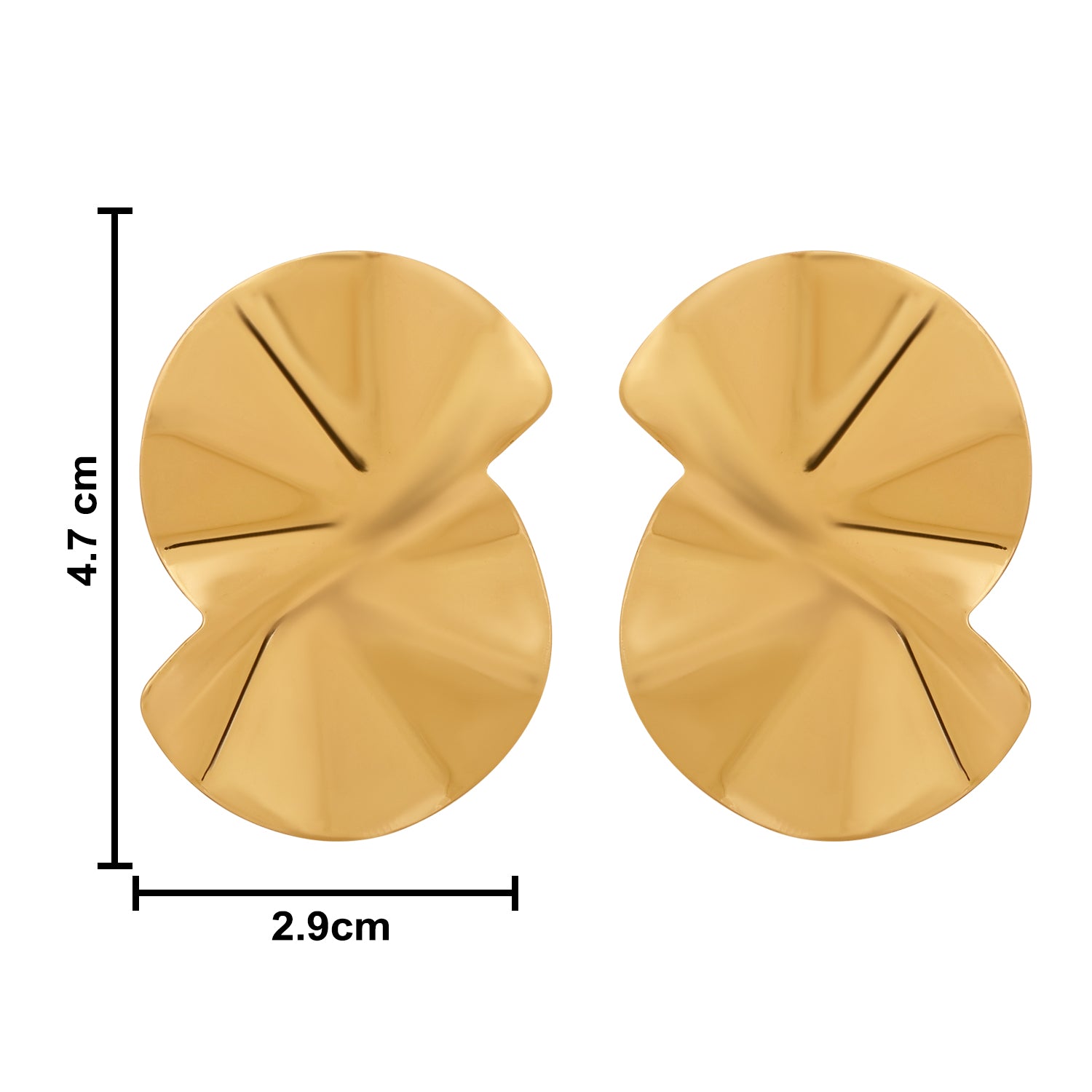 Rumi Gold Statement Earrings