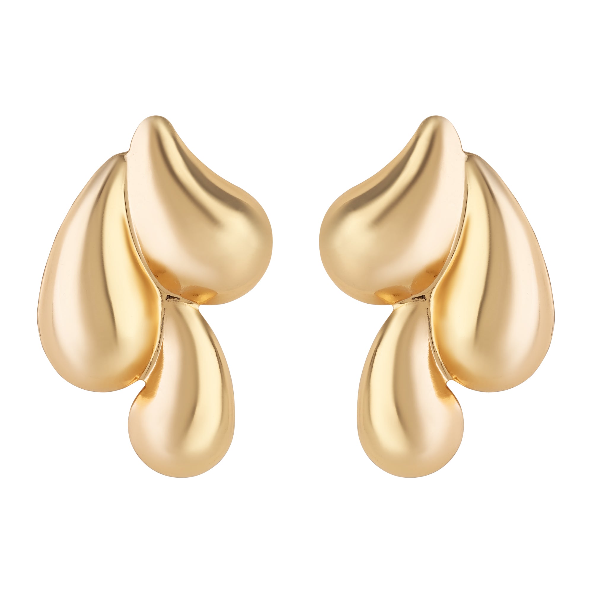 Veronica Gold Statement Earrings