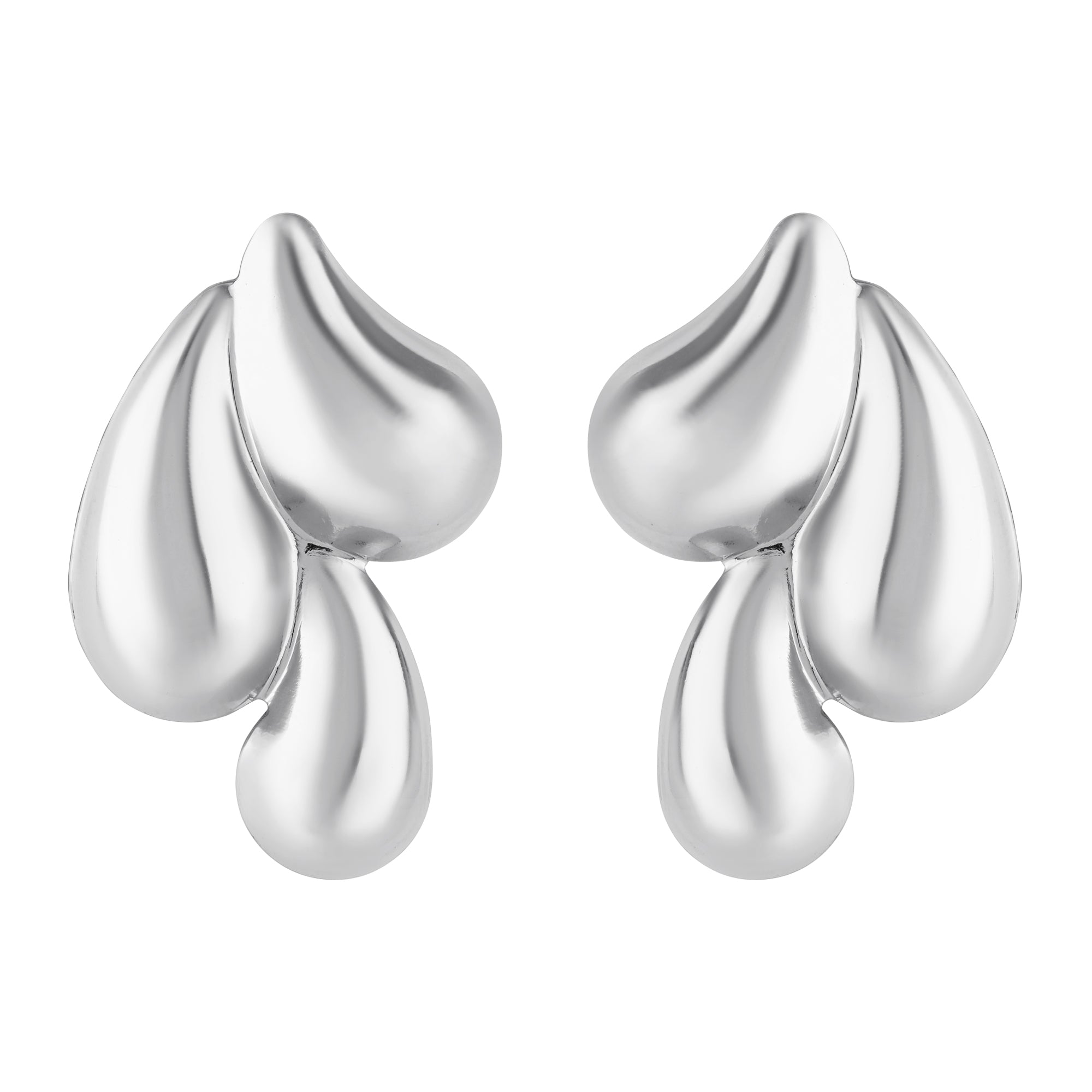 Veronica Silver Statement Earrings