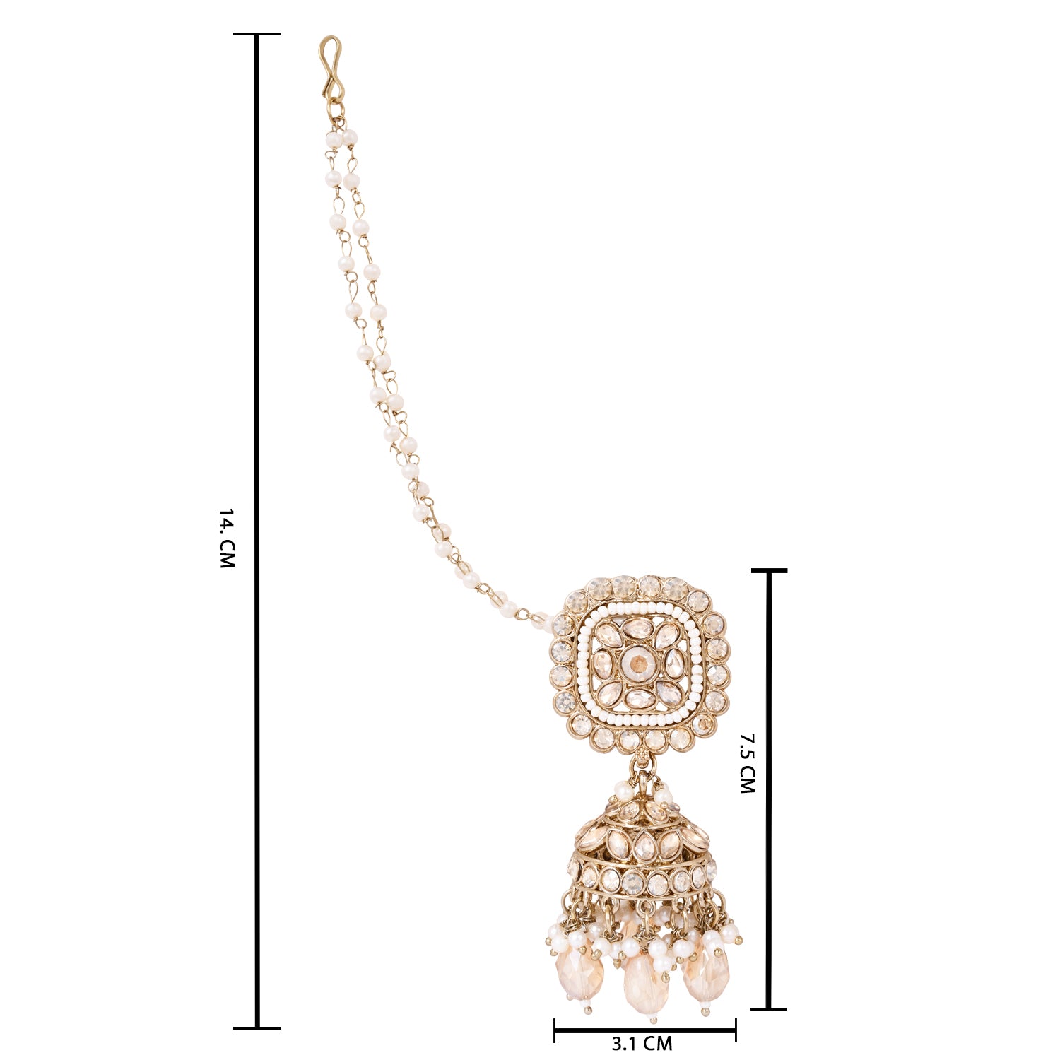 Vintage Finish Jhumka Earrings - Drop Design