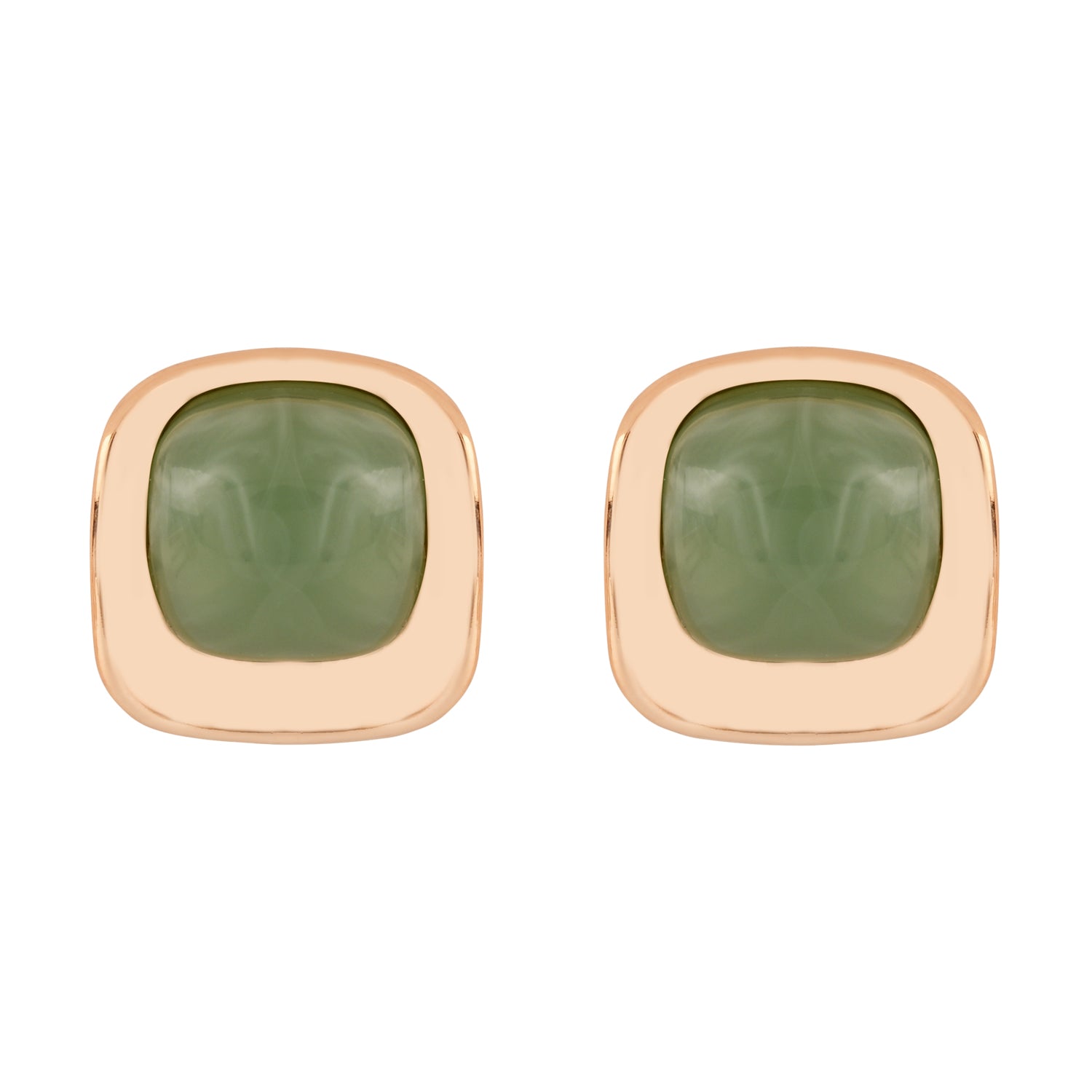 Mint Green – Set of 3 Quirky Enamel Stud Earrings