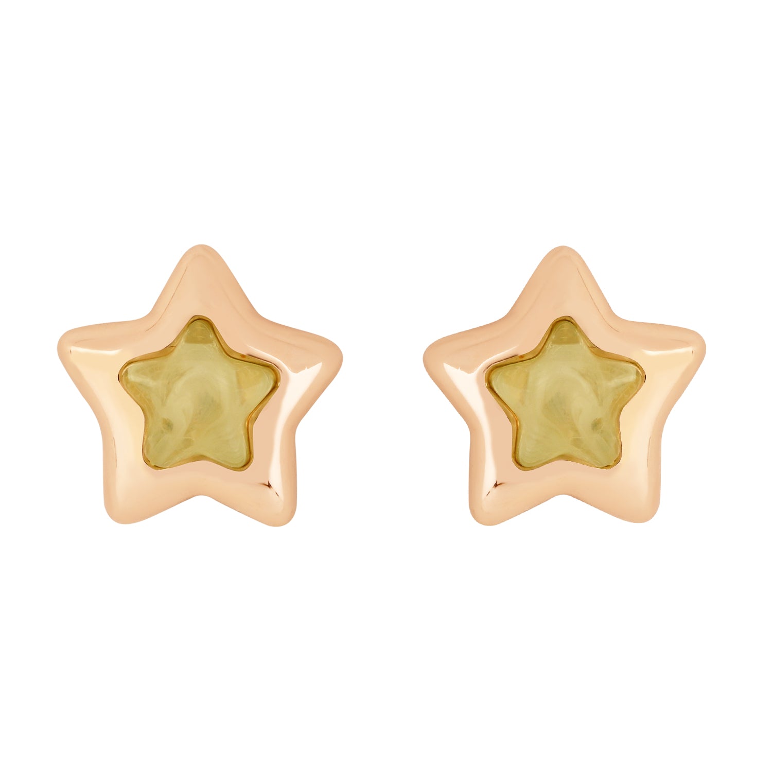 Mint Green – Set of 3 Quirky Enamel Stud Earrings