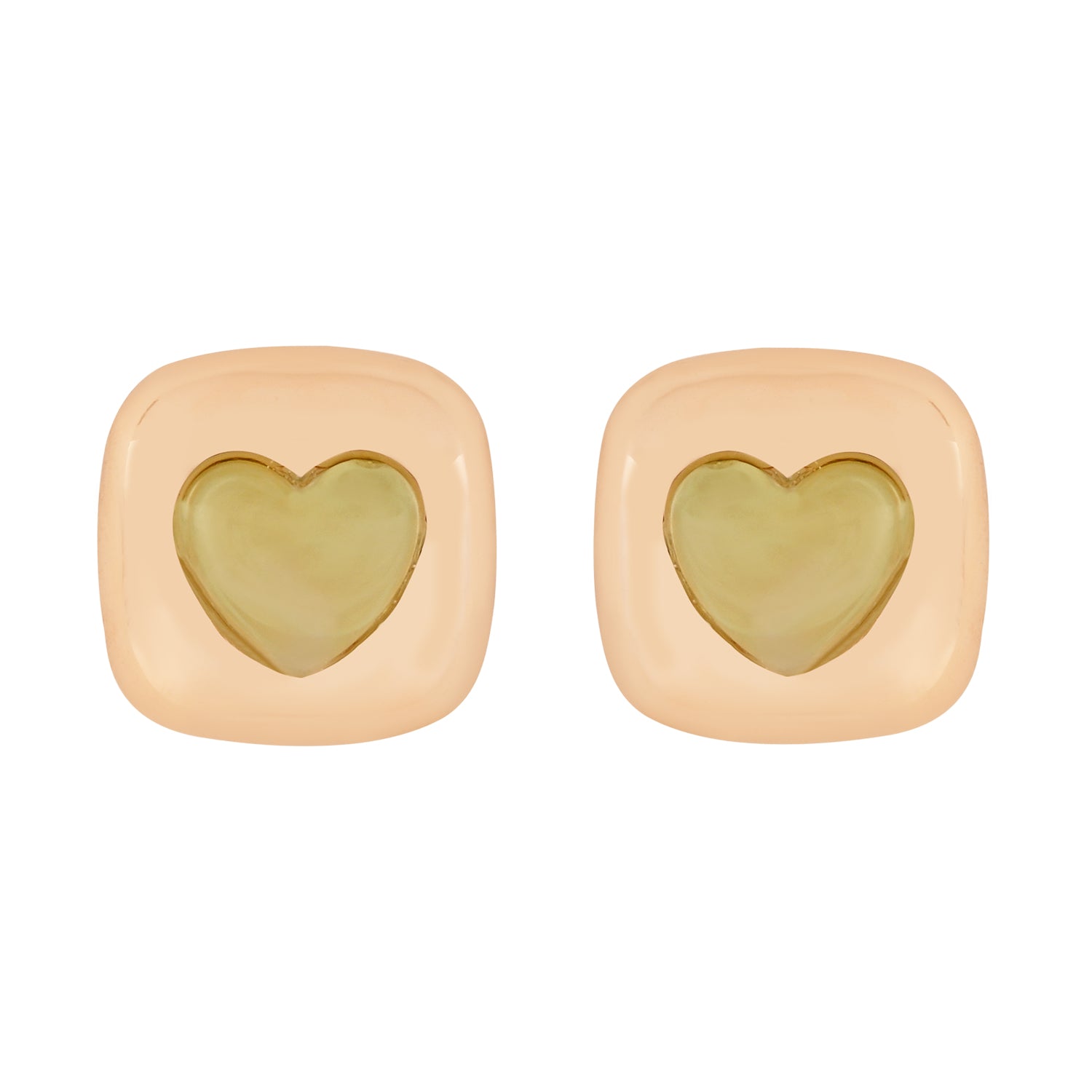 Mint Green – Set of 3 Quirky Enamel Stud Earrings