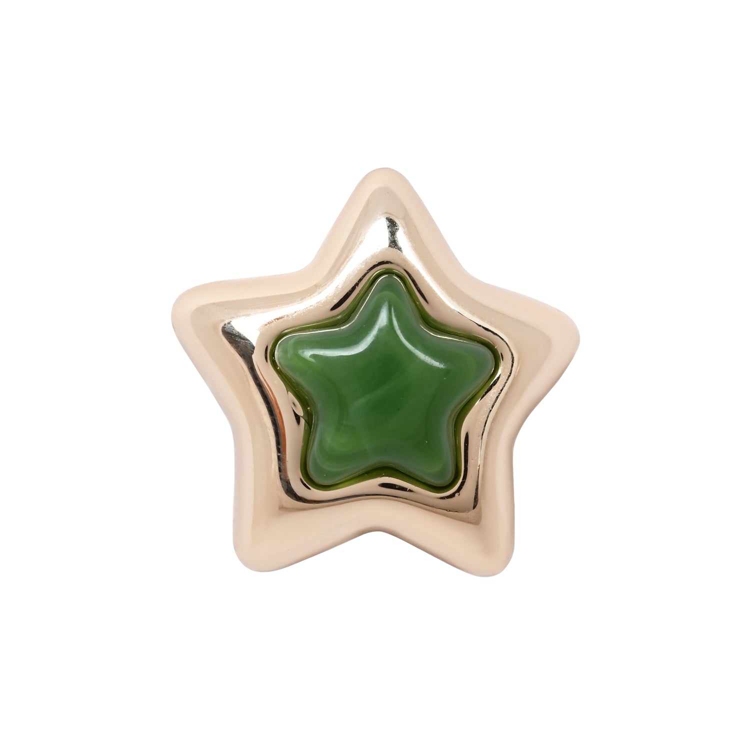 Green Pop – Set of 3 Quirky Enamel Stud Earrings