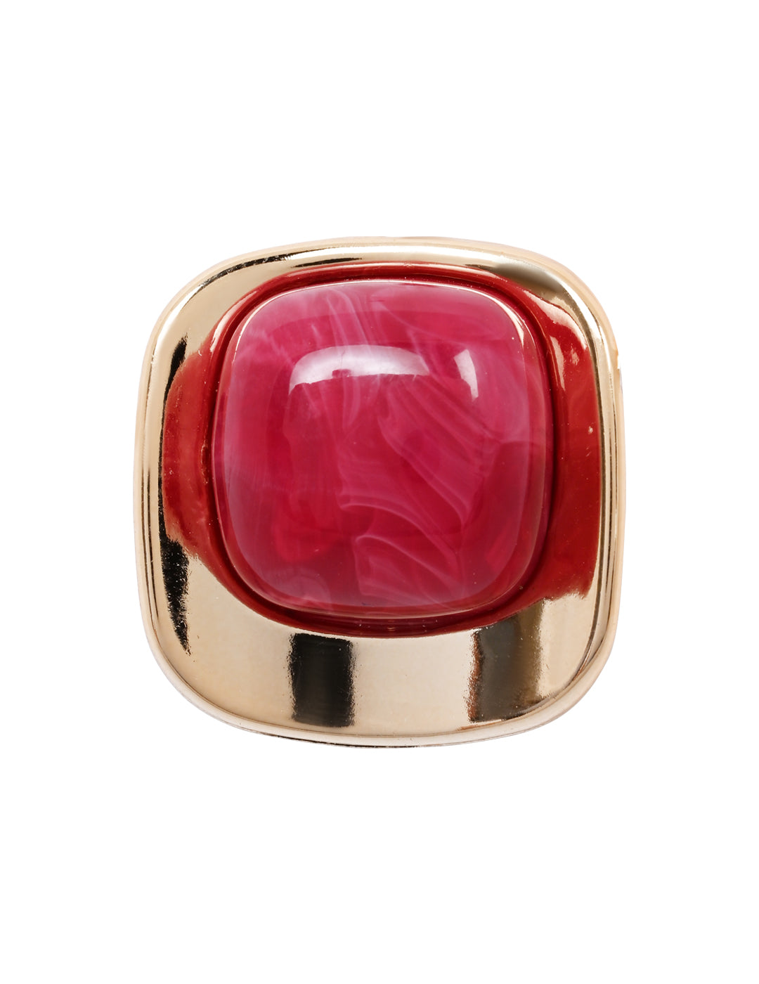 Berry Blush – Set of 3 Quirky Red Enamel Stud Earrings