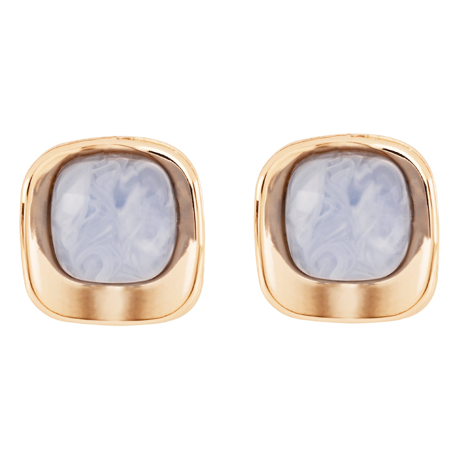 Blue Bliss – Set of 3 Quirky Enamel Stud Earrings