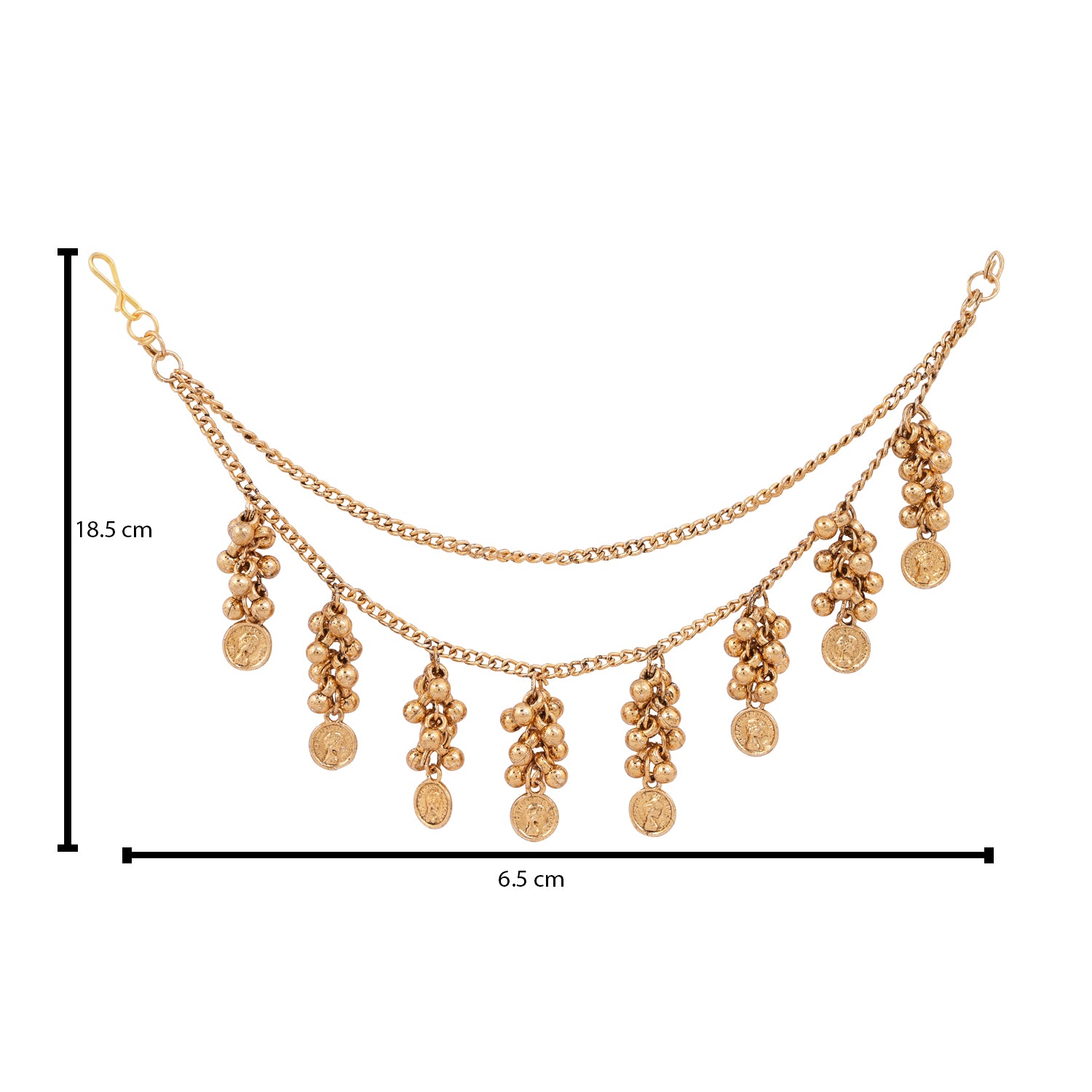 Ivana - Oxidised Earchain