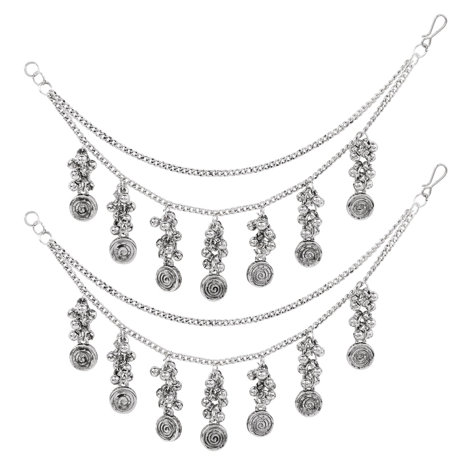 Ivana - Oxidised Earchain