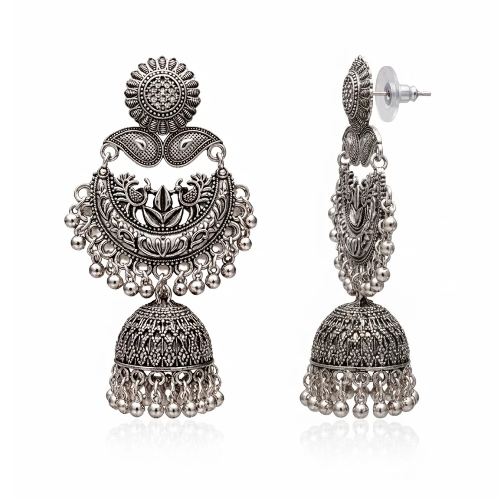 Nithya- Traditional Ethnic Antique Dangle Earrings
