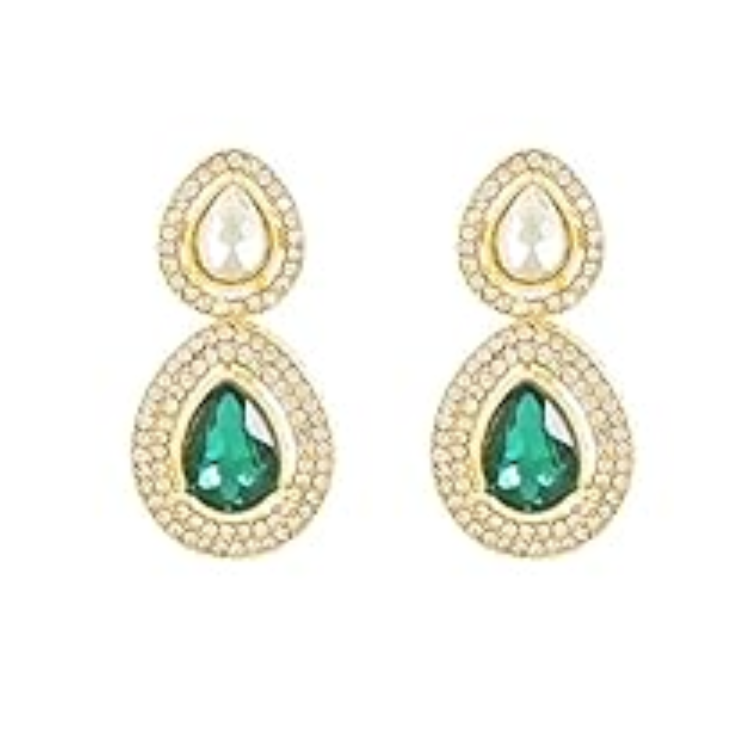 Eknoor Green Earrings
