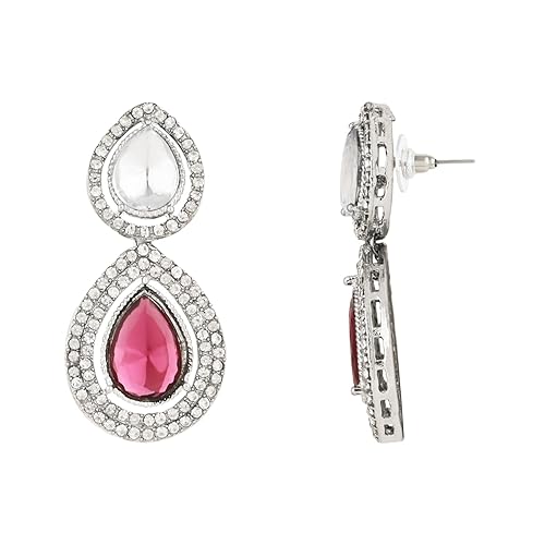 Eknoor Silver Wine Earrings