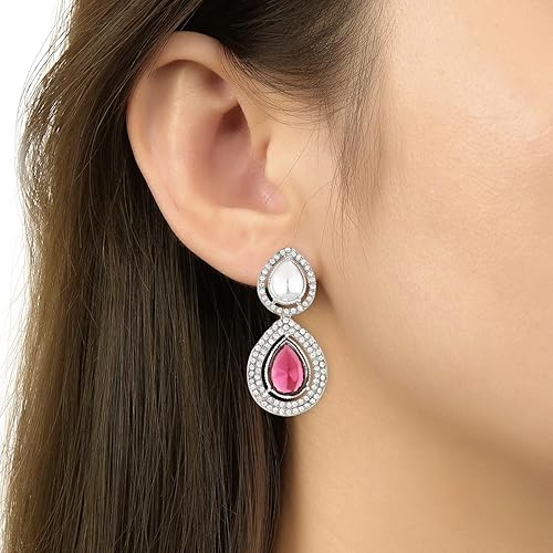 Eknoor Silver Wine Earrings